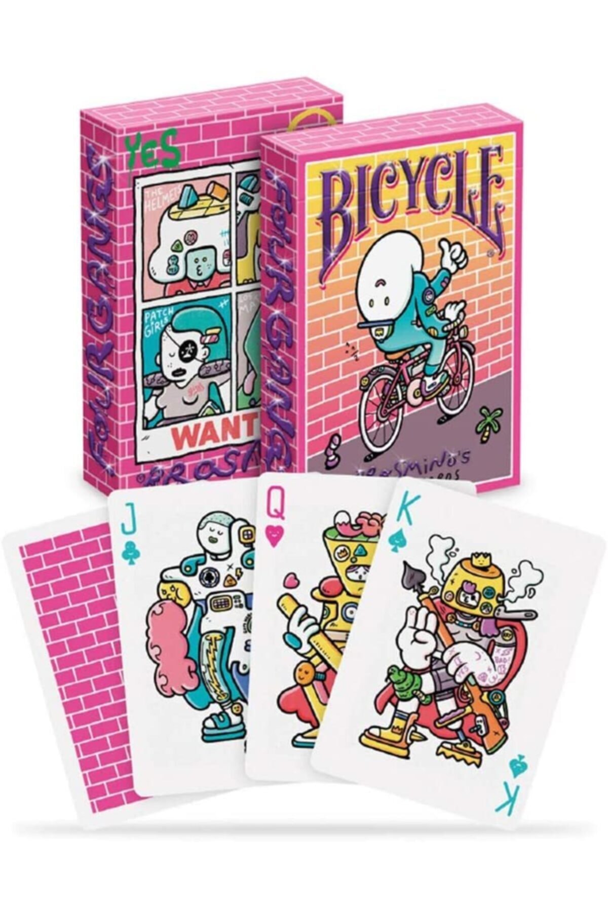 Bicycle Brosmind Four Gangs Iskambil Oyun Kağıdı Kartları Destesi