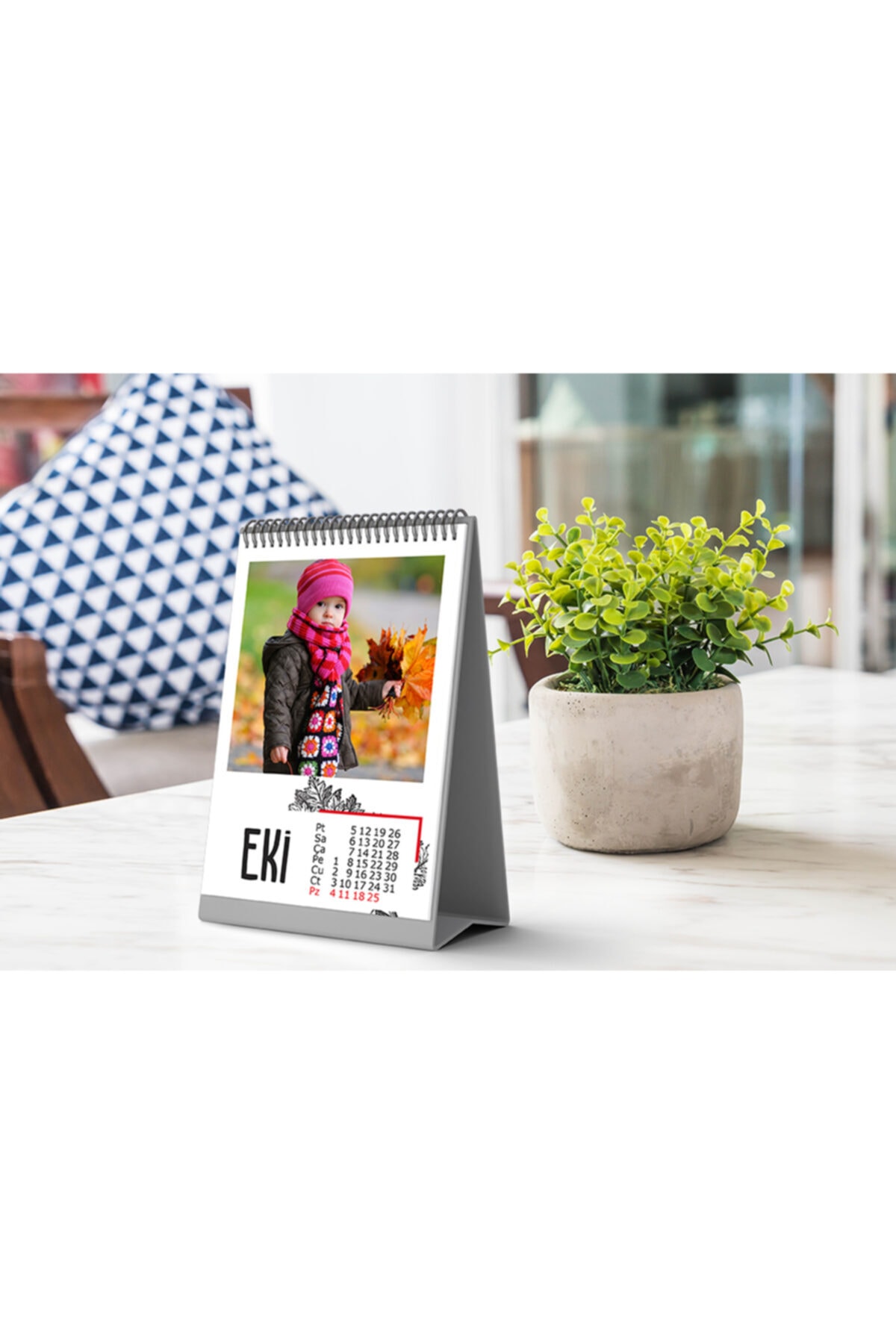 ifdigital Baskı Yapıyoruz Fotoğraflı 2022 Masaüstü Spiralli Pola Takvim ( Havana )