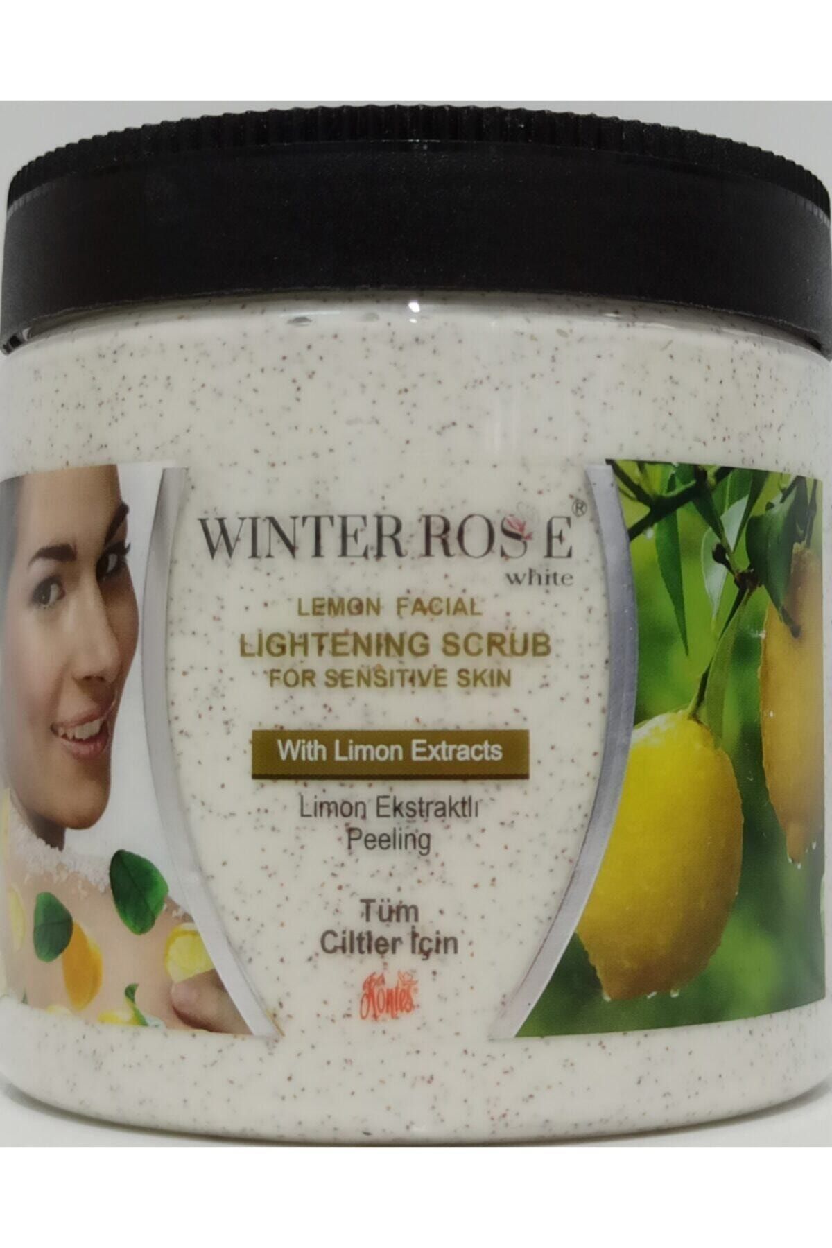 Mixperi Winter Rose Tüm Cilt Tiplerine Uygun Limon Ekstraktlı Peeling Yüz Ve Vücut Maskesi