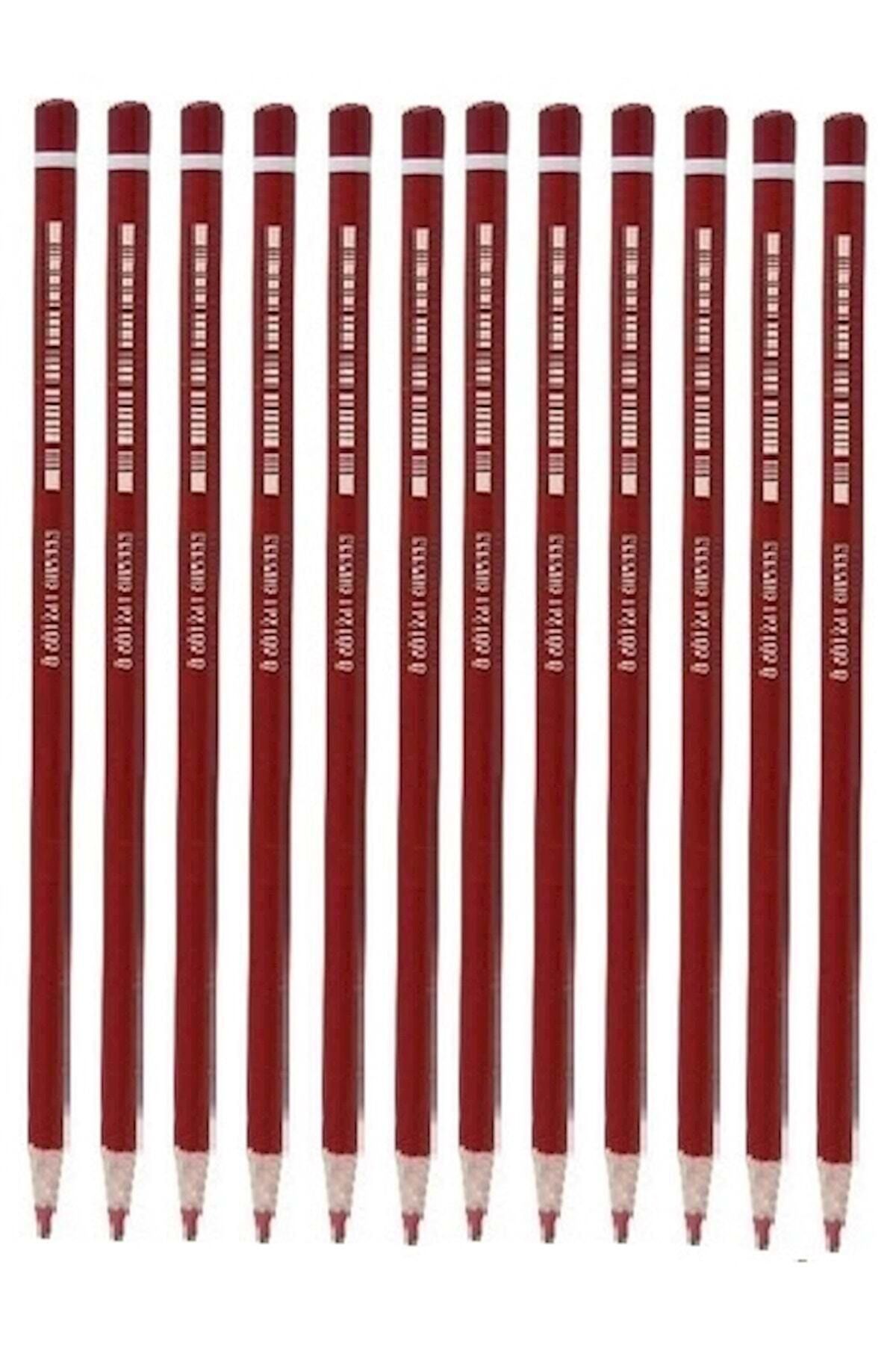 Adel Basic Kırmızı Kopya Kurşun Kalem 1 Düzine (12 Adet)