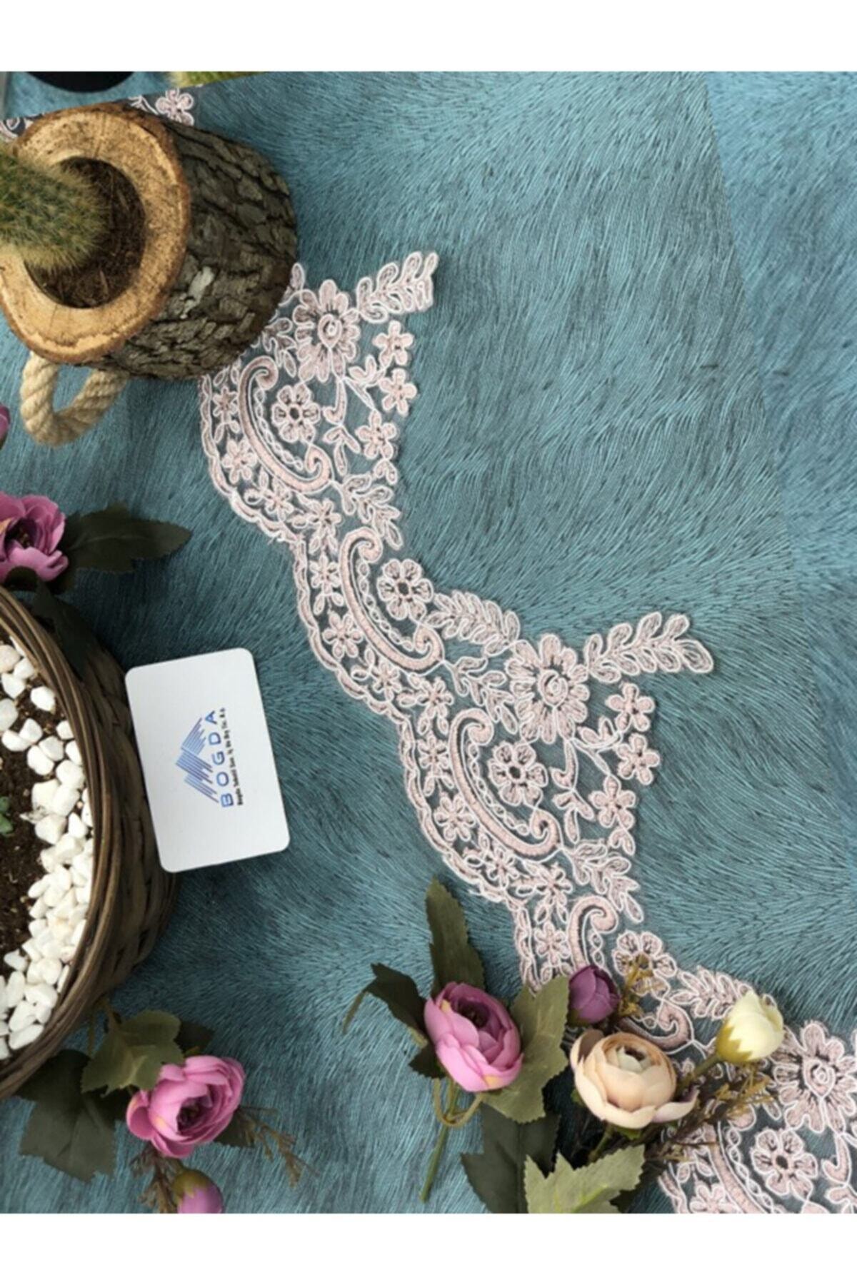 BOGDA Fransız Danteli Güpür F463 Pembe Renk