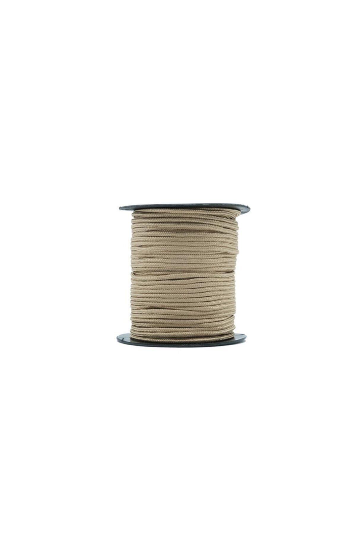 Mg Aksesuar Paracord Ip 2 Mm Koyu Bej No:2 1 Makara