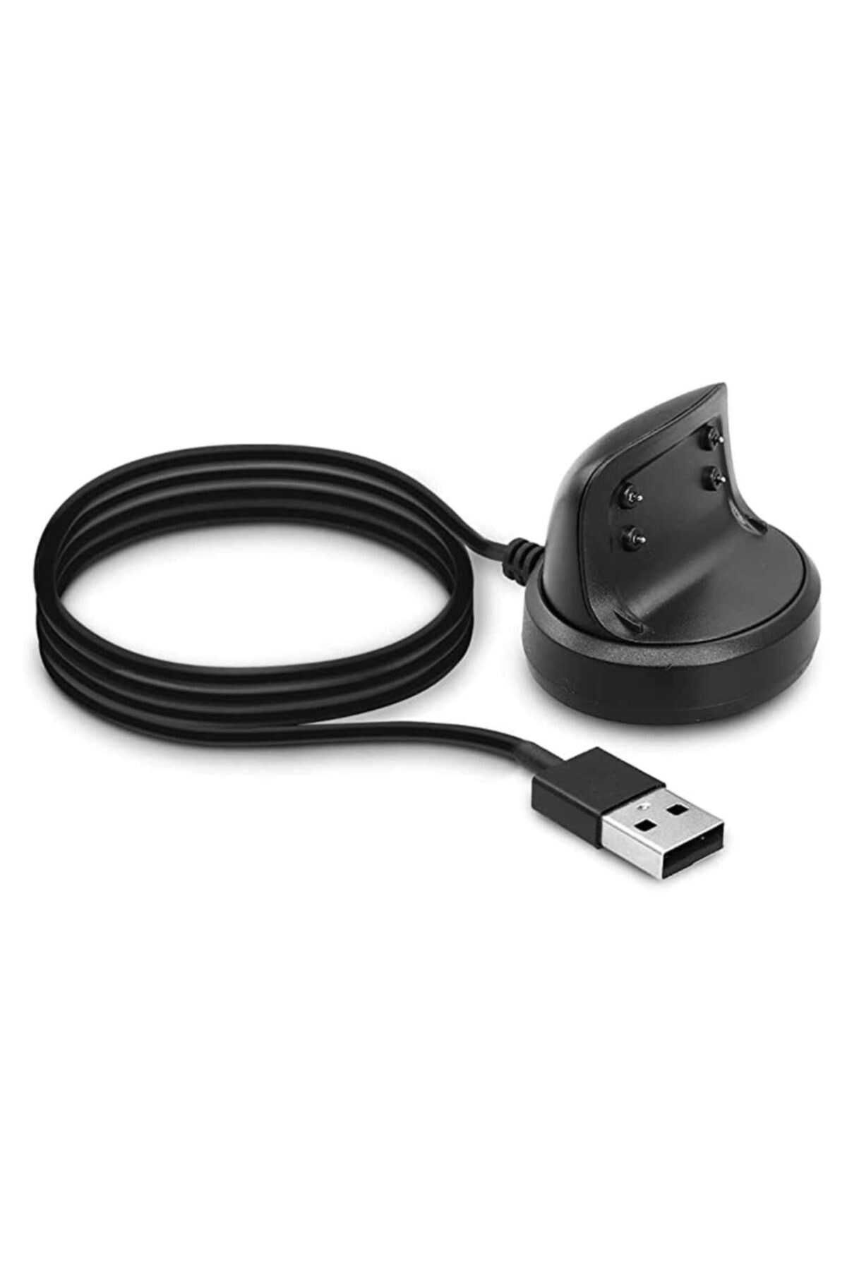 Microsonic Samsung Galaxy Gear Fit 2 Pro Manyetik Usb Şarj Kablosu Siyah