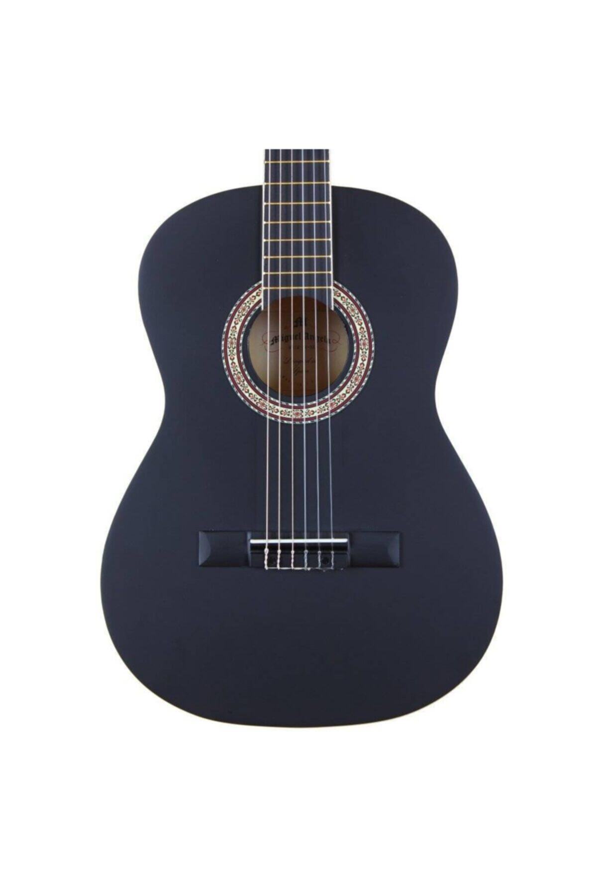 Miguel Angela Ma1m-jr-bk Siyah 3/4 Klasik Gitar (mat Cilalı) Tekin Müzik