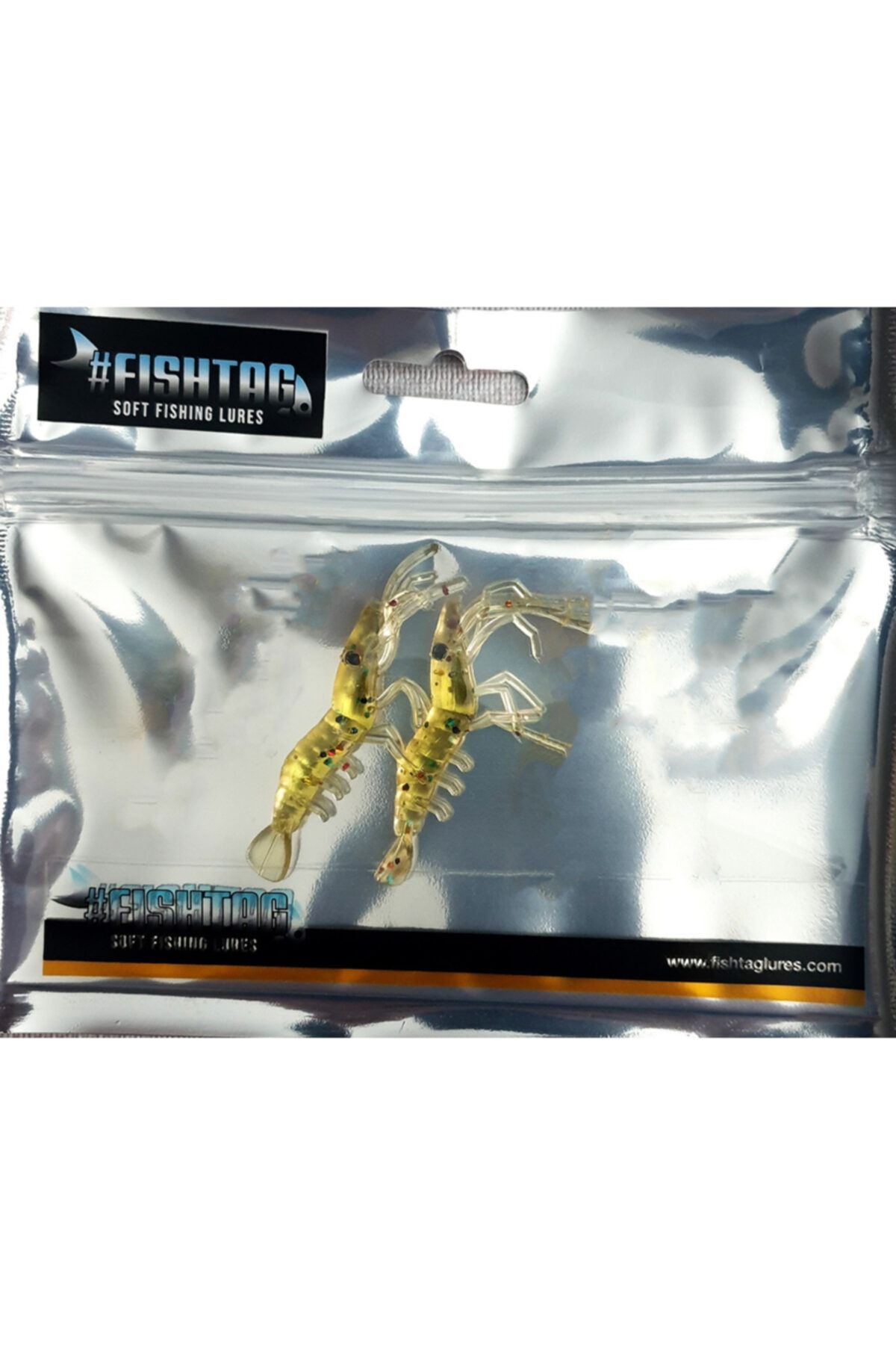 Fishtag Mini Silikon Karides 2'li Pakette
