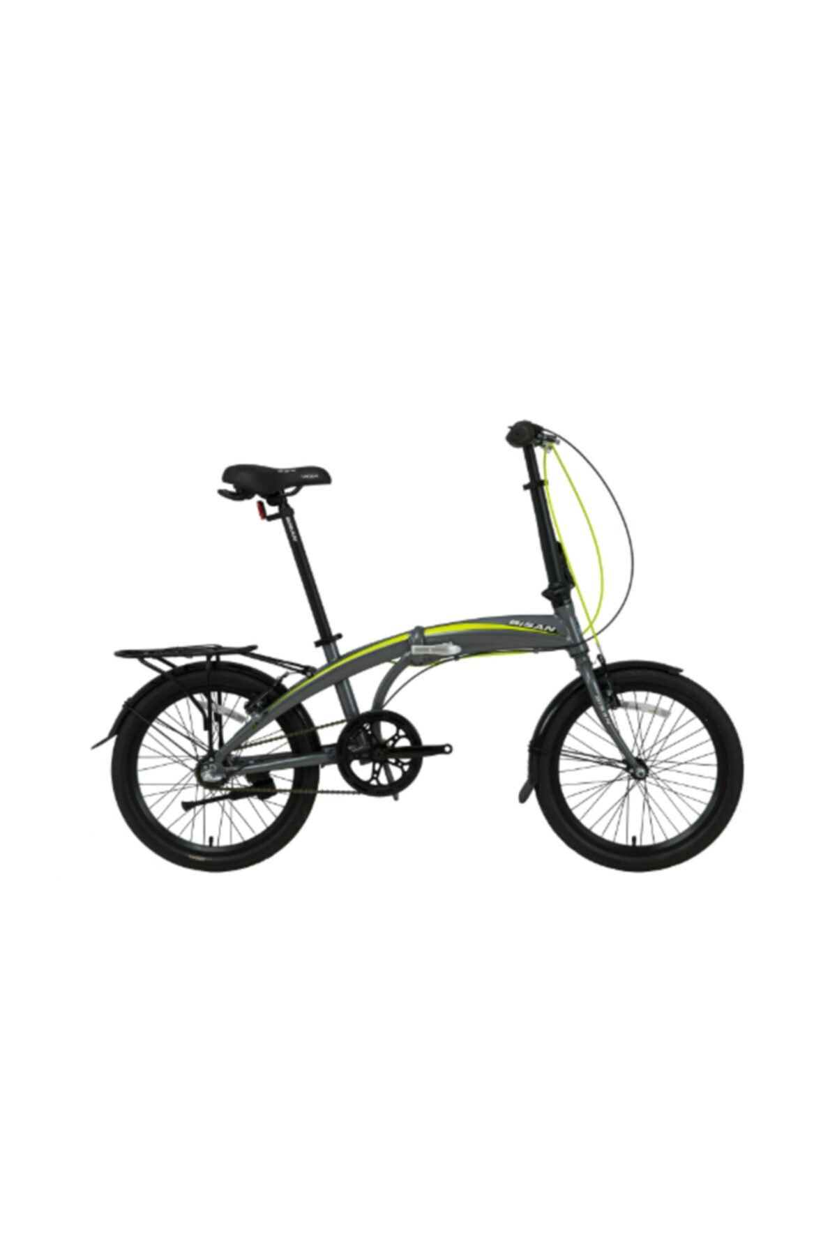 Bisan Fx 3500-nx3 Katlanır Bisiklet 280cm V 20 Jant Nex.3 Vites Gri Sarı