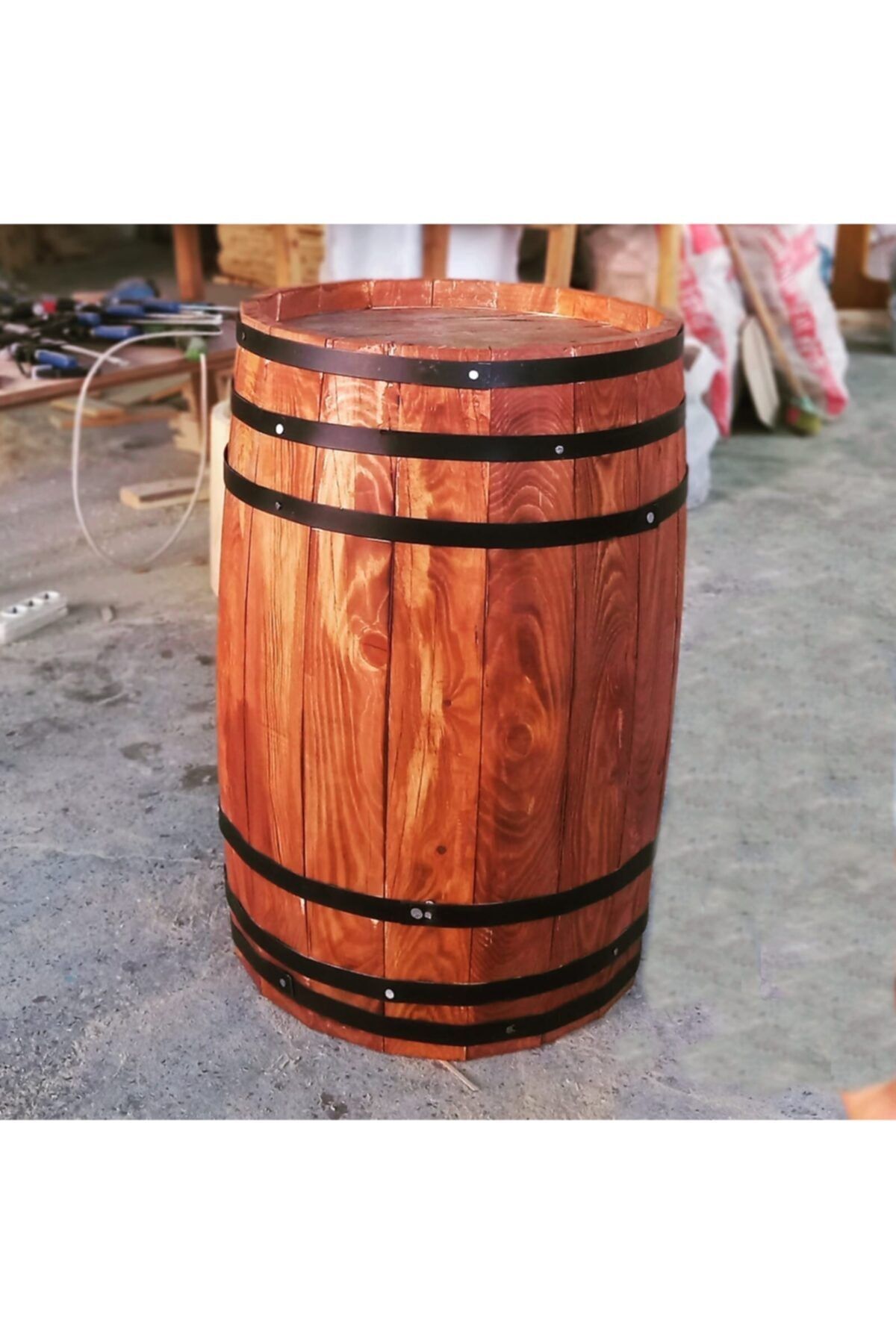 DekorAhenk Dekoratif Fıçı 75 Cm