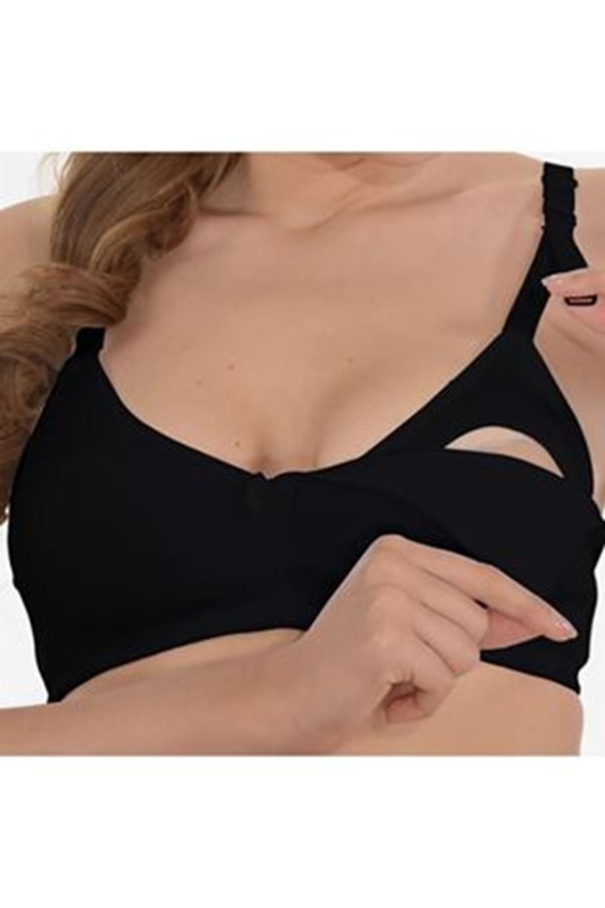 Sistina Emzirme Sütyeni Siyah