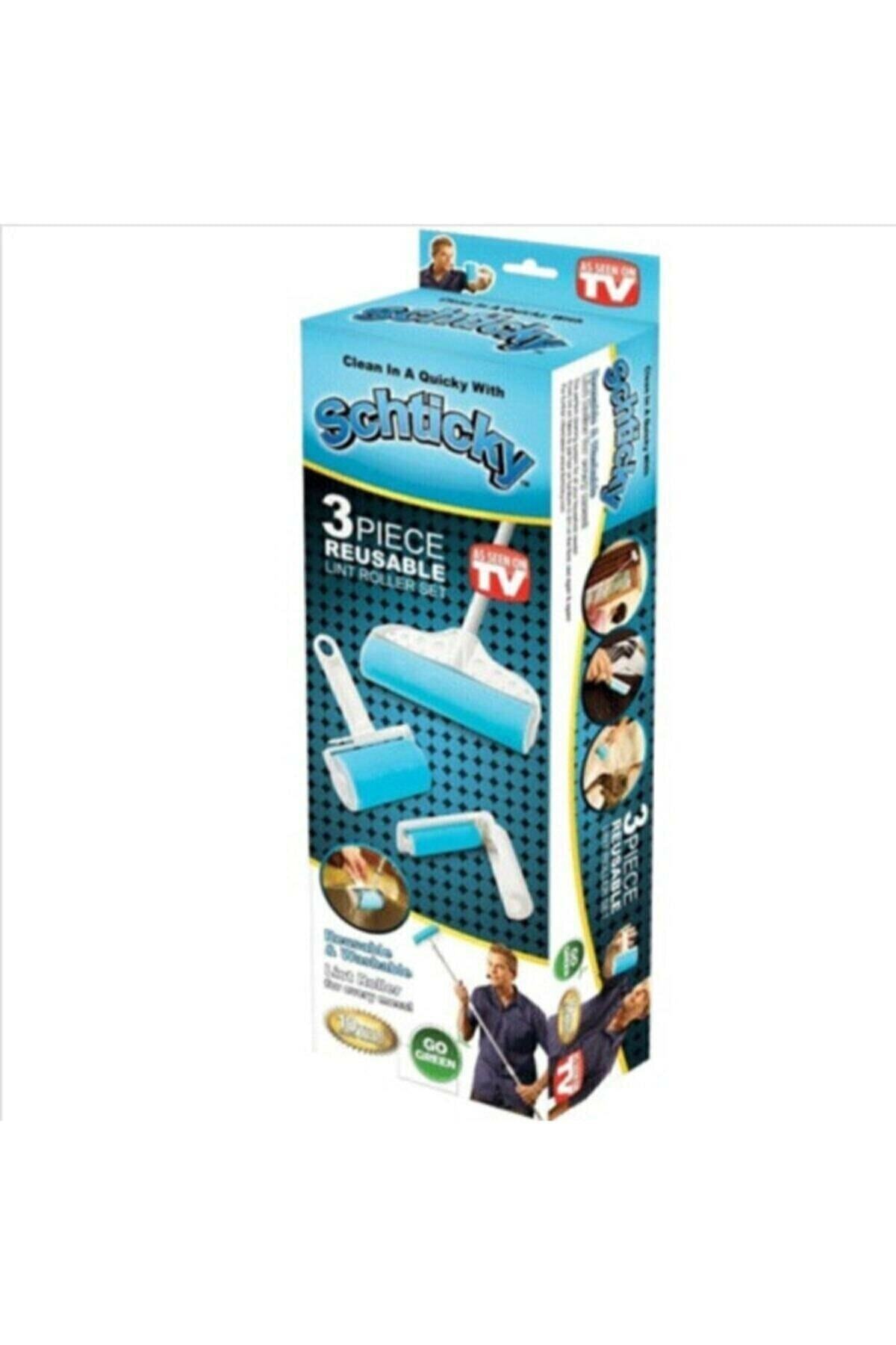 Jetcom Tüy Kıl Toz Kırıntı Toplayıcı Yapışkanlı Rulo Yıkanablir Kolay Temizlenir
