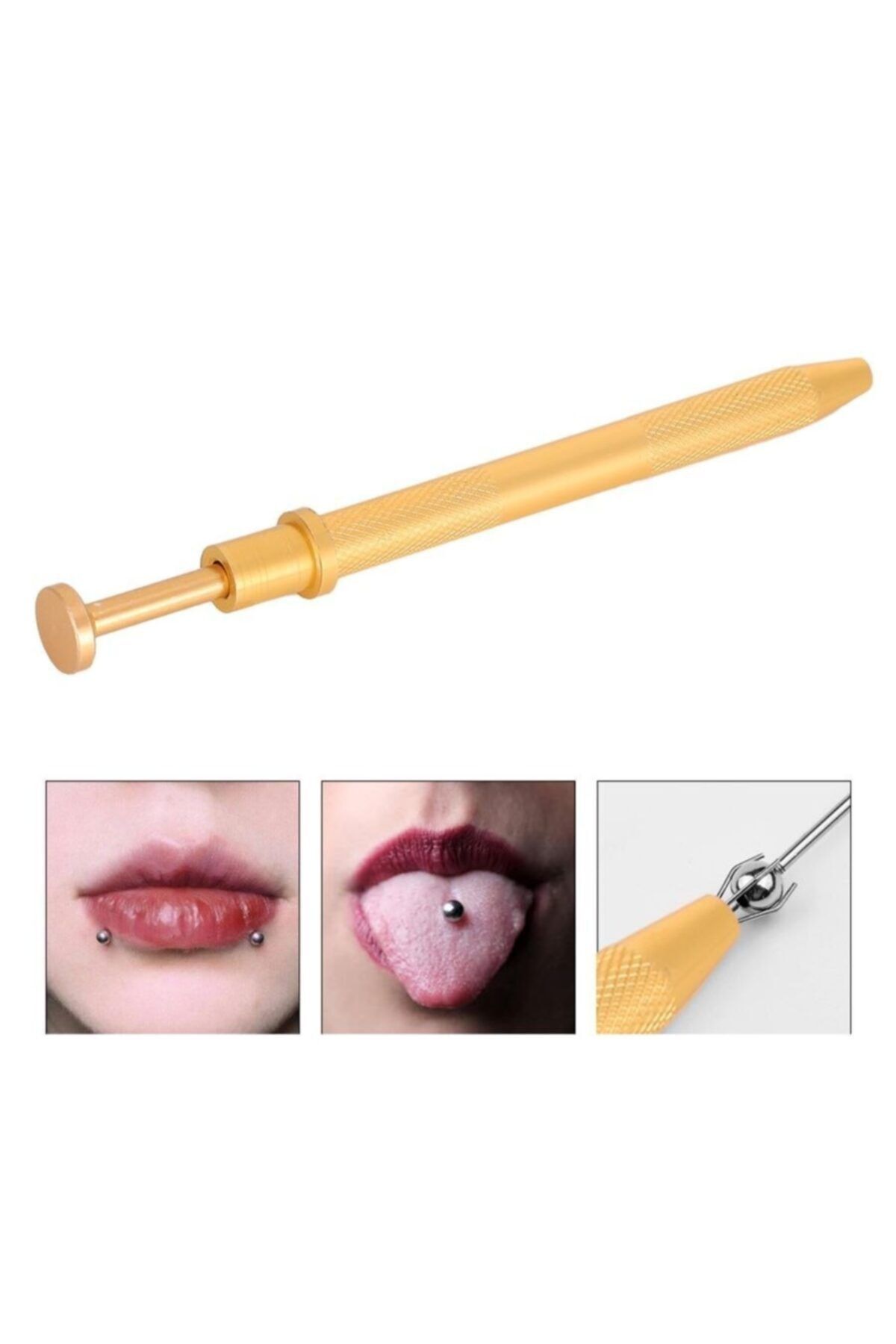 Jewval Piercing Top Tutucu Aparat Piercing Takma Yerleştirme