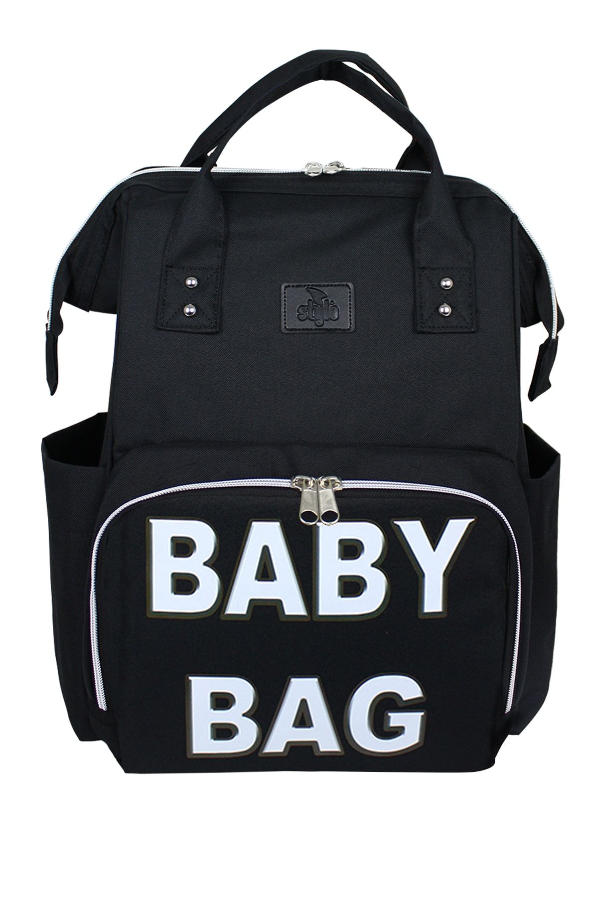 Bye Bye Paris Baby Bag Anne Bebek Bakım Sırt Çantası-siyah