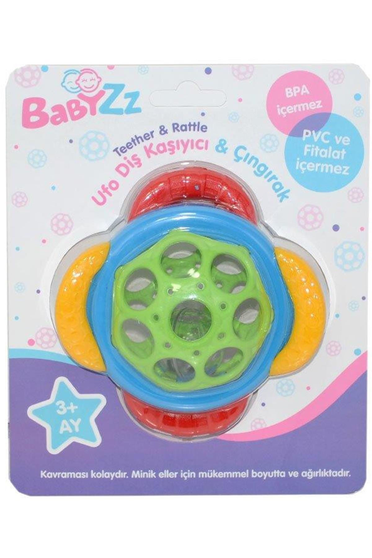 Kanz /Enfal Oyuncak Marka: Kanz - Enfal Oyuncak 30800 Babyzz Ufo Diş Kaşıyıcı-çıngırak / +3 Ay Kategori: Dişlik Ve Çıngı