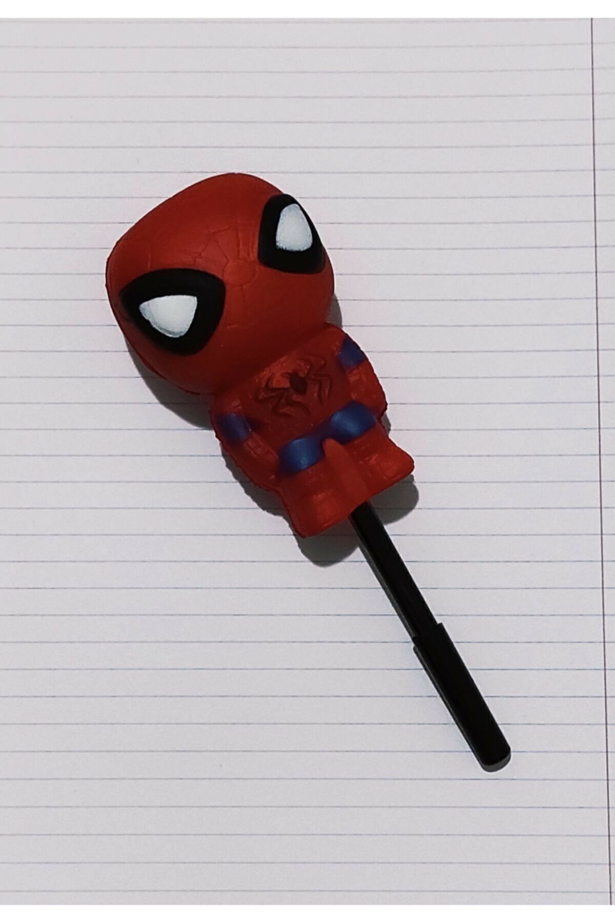 MorArt Squishy Kalem Örümcek Adam Oyuncak Yavaş Yükselen Sukuşi Kalem