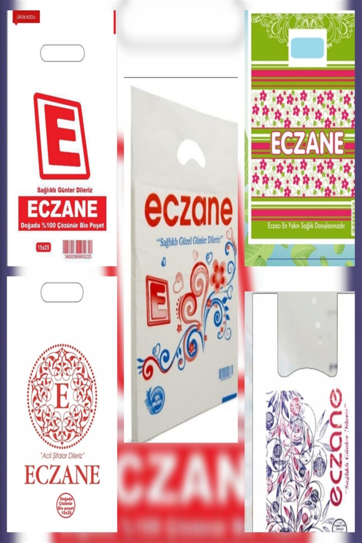 Eczane poşetcisi Eczane Poşeti Karma 5 ( 30 Kg )