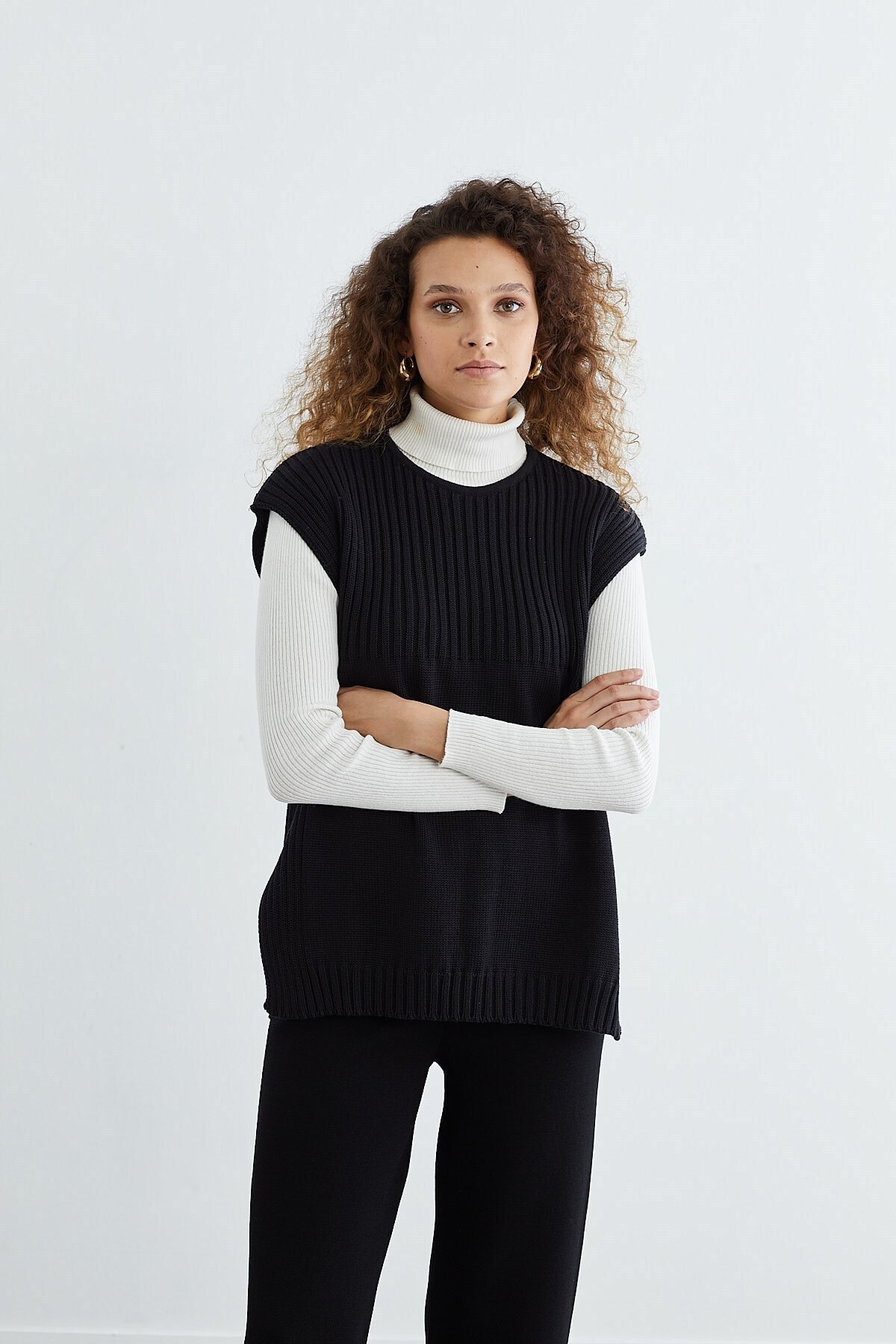 NİQOZZA TRİKO Alioth Triko Süveter Siyah