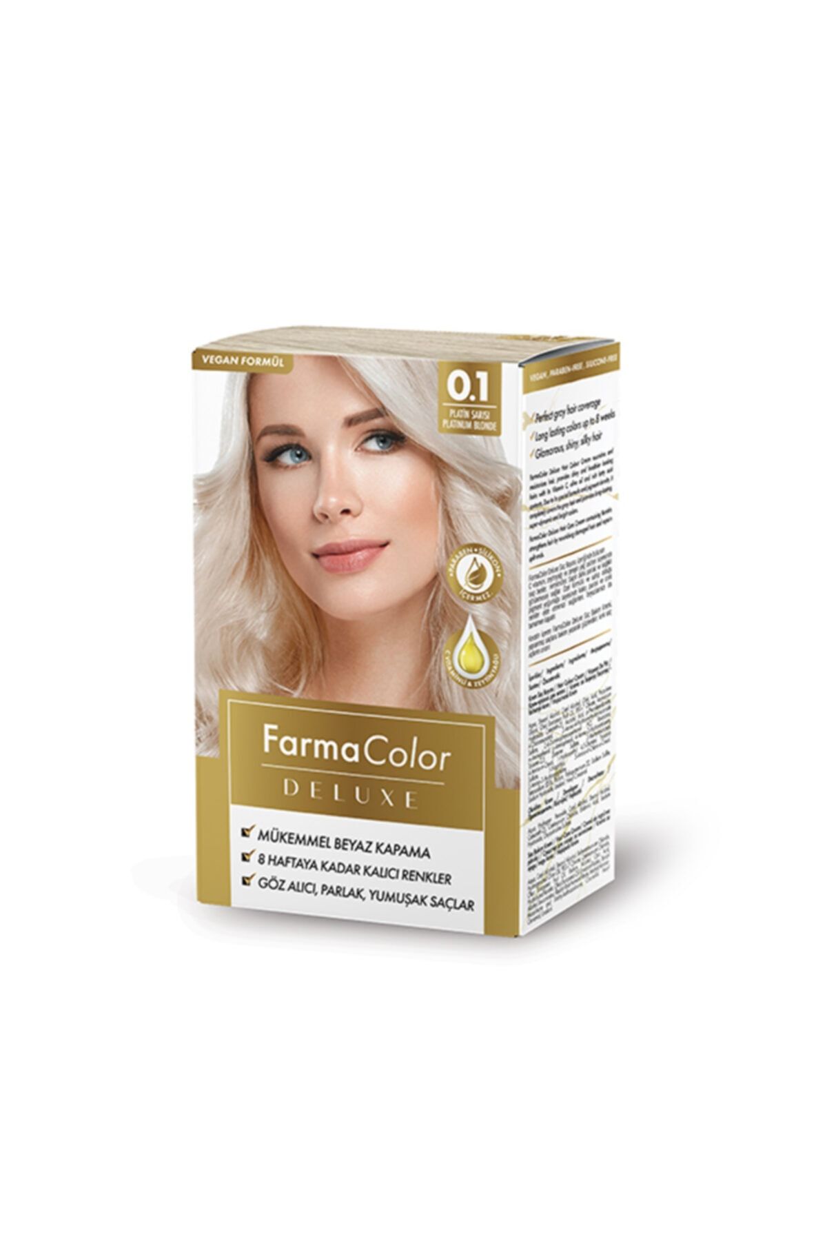 Farmasi Farmacolor Deluxe Saç Boyası Platin Sarı 0.1