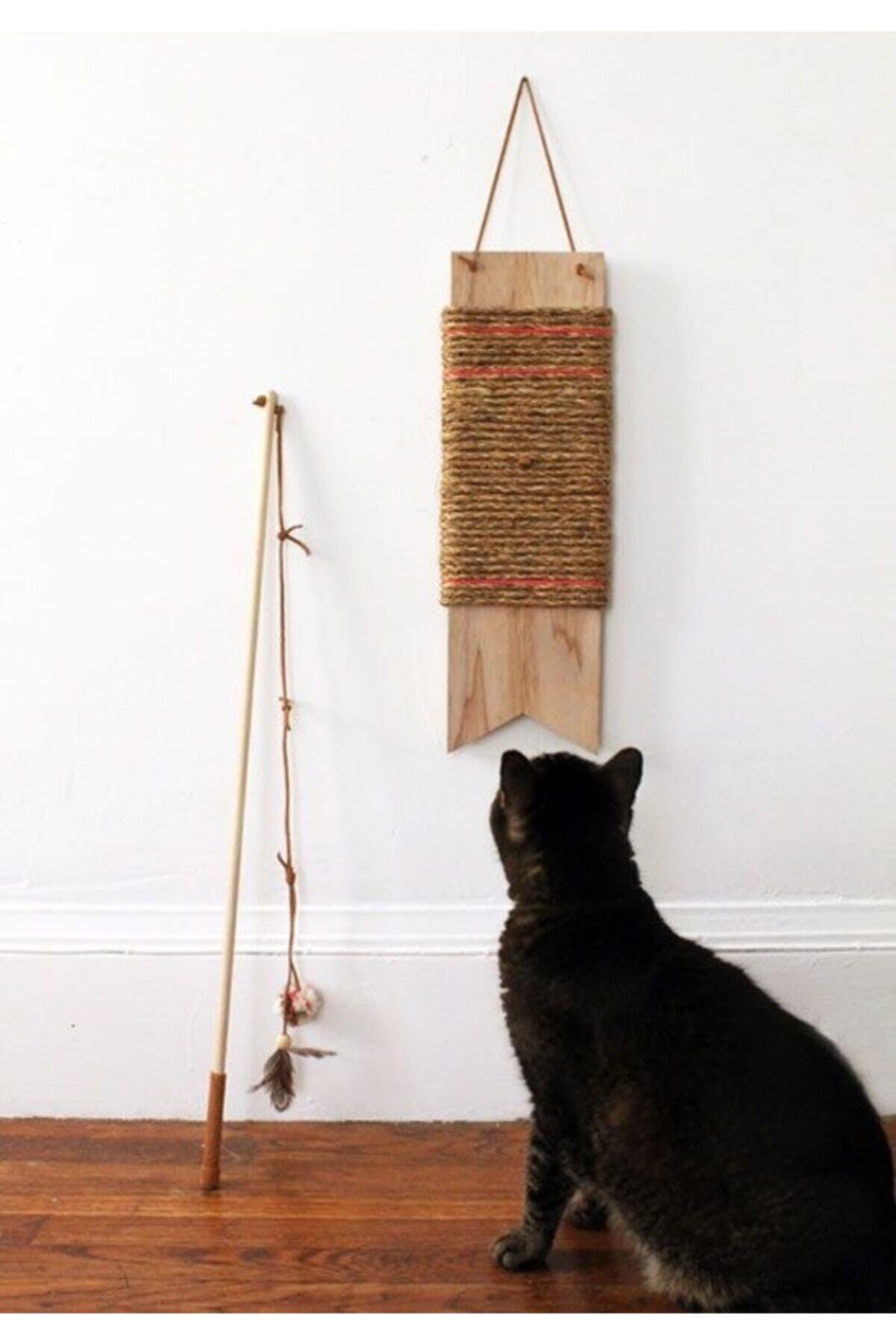 naturbird Ahşap Kedi Tırmalama Panosu