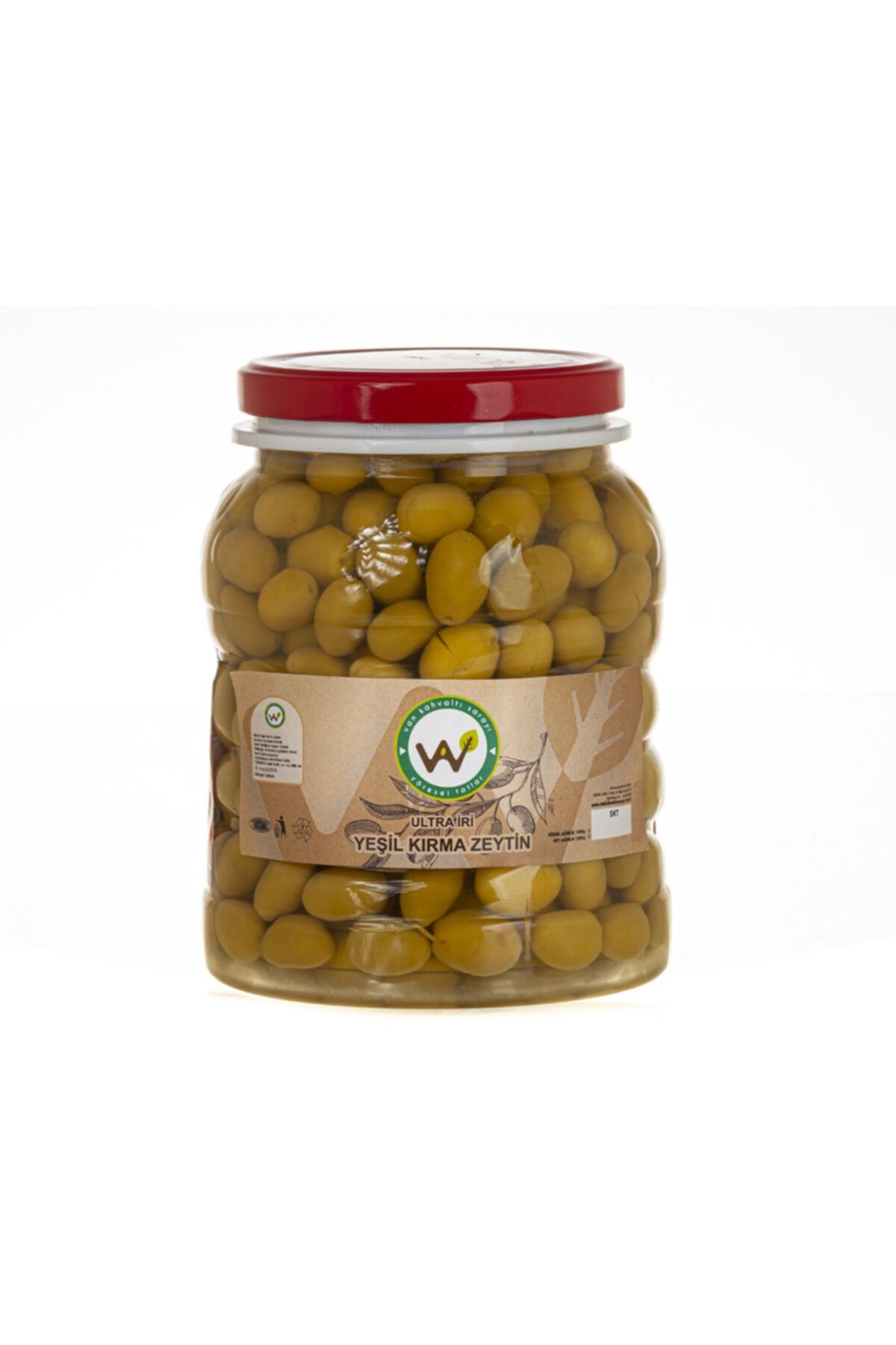 van kahvaltı sarayı Ultra Iri Yeşil Kırma Zeytin