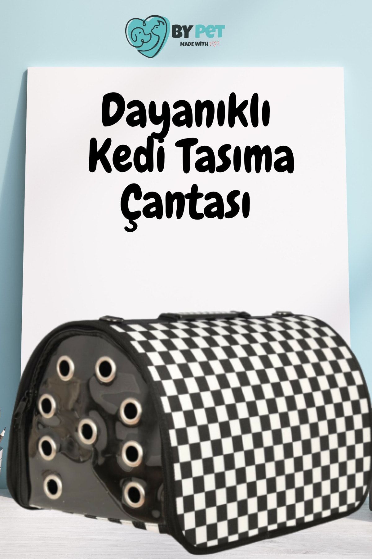 BYPET Güvenli Ergonomik Ve Kırılmaz Kedi Köpek Çantası