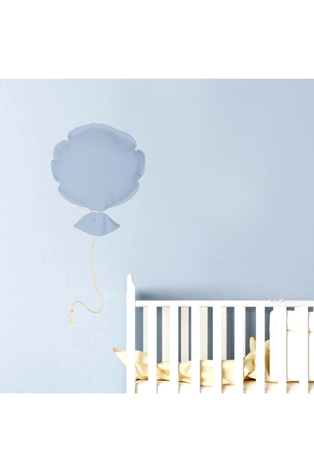 Miomundo Bebek & Çocuk Odası Uçan Yuvarlak Balon Dekoratif Yastık