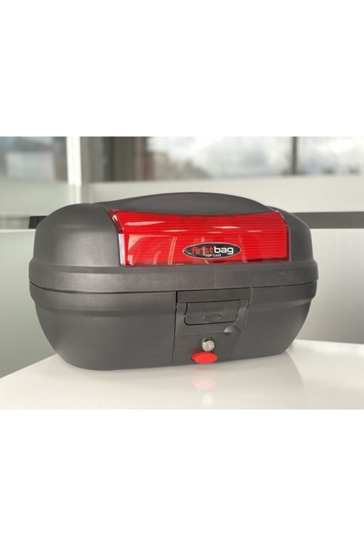 AKC TUNİNG First Bag Motorsiklet Çantası 48 Litrelik Kırmızı Reflektörlü 48lt
