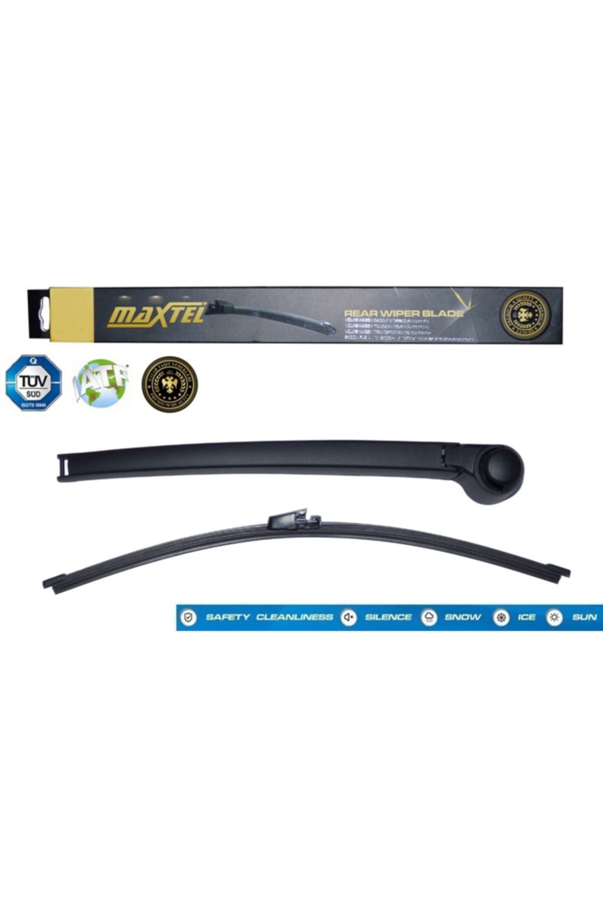 Maxtel Volkswagen Caddy 2003-2015, Transporter T5 (fıskiyeli) Arka Silecek Komple