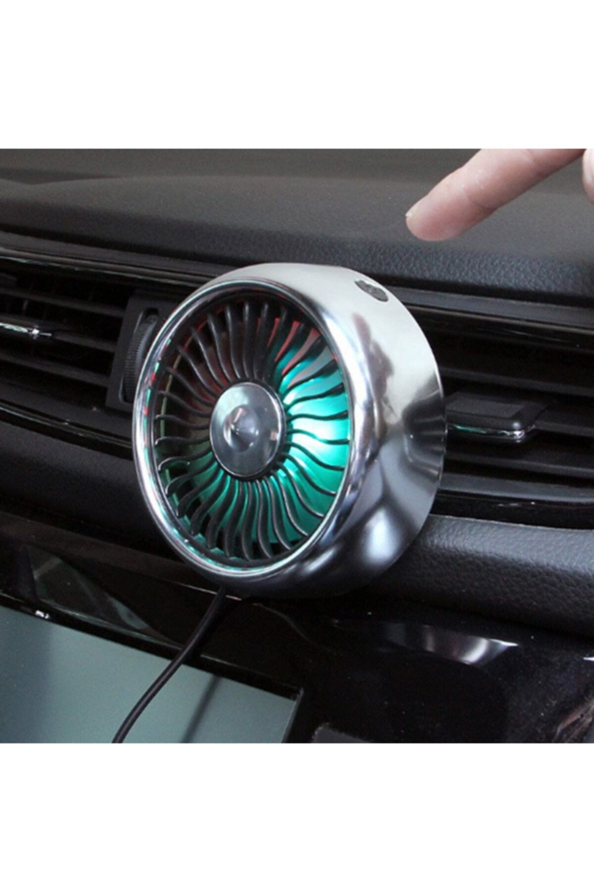 Ally Mobile Ally F101 Air Went Araç Havalandırma Mini Fan Vantilatör Gümüş