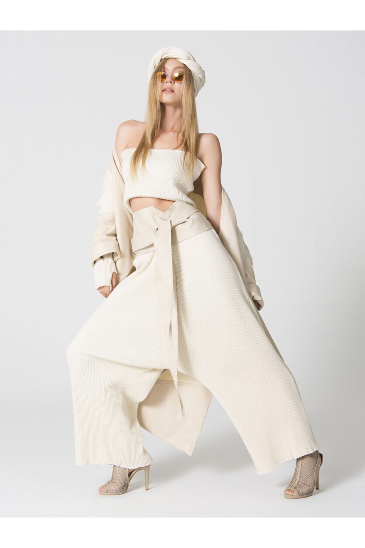 Nox By Sibel Şentürk Nox Vegan Deri Uzun Dolama Kemer