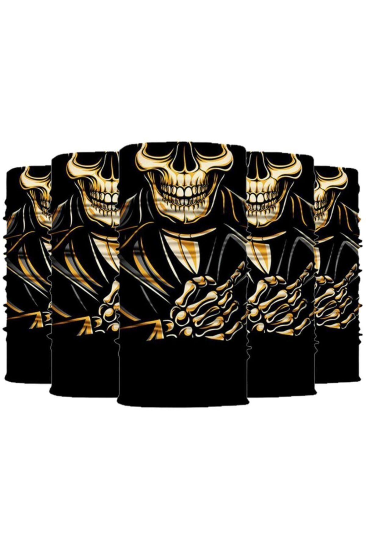 Knmaster Dirty Danny Buff Bandana Boyunluk Maske Saç Bandı 5'li Paket