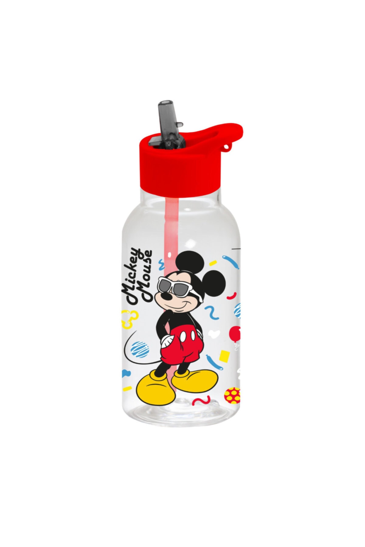 mutlu adım 0,46lt Pipetli Matara Mickey Mouse Lisanslı