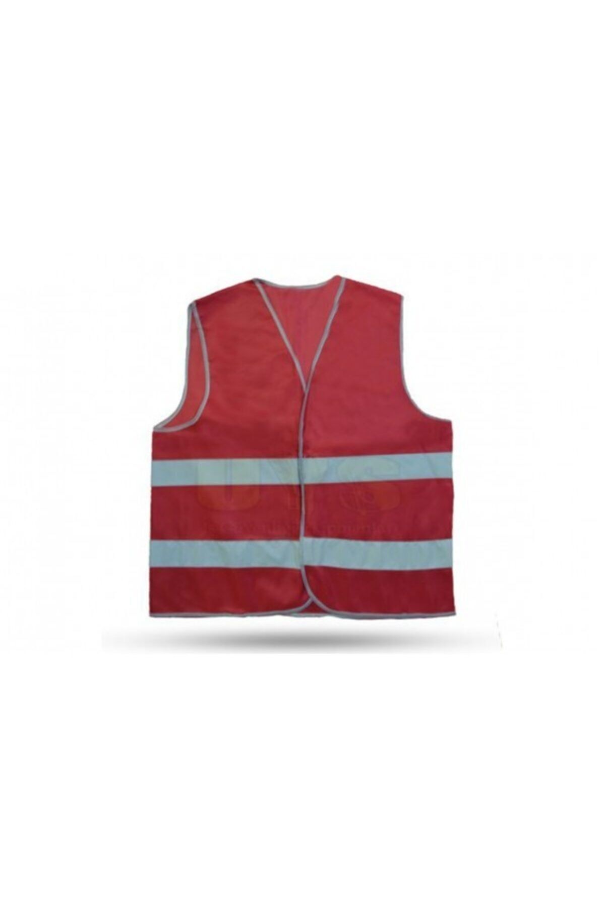 BESTGUARD Reflektörlü Ikaz Yeleği - Kırmızı