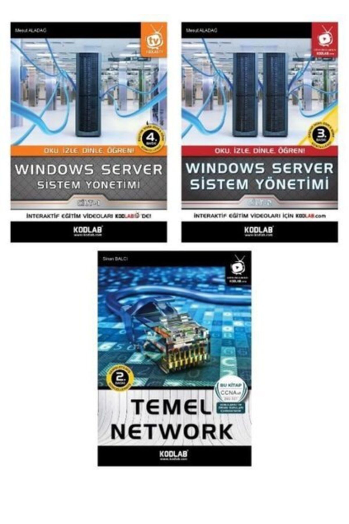 Kodlab Sistem Yönetimi Seti 2 - 3 Kitap Takım