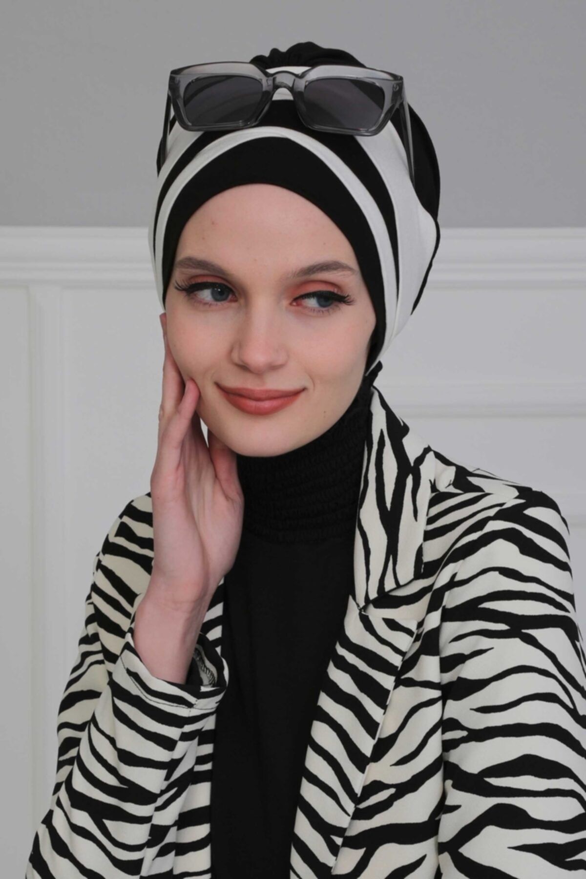 Ayşe Tasarım Çift Renkli Penye Bone