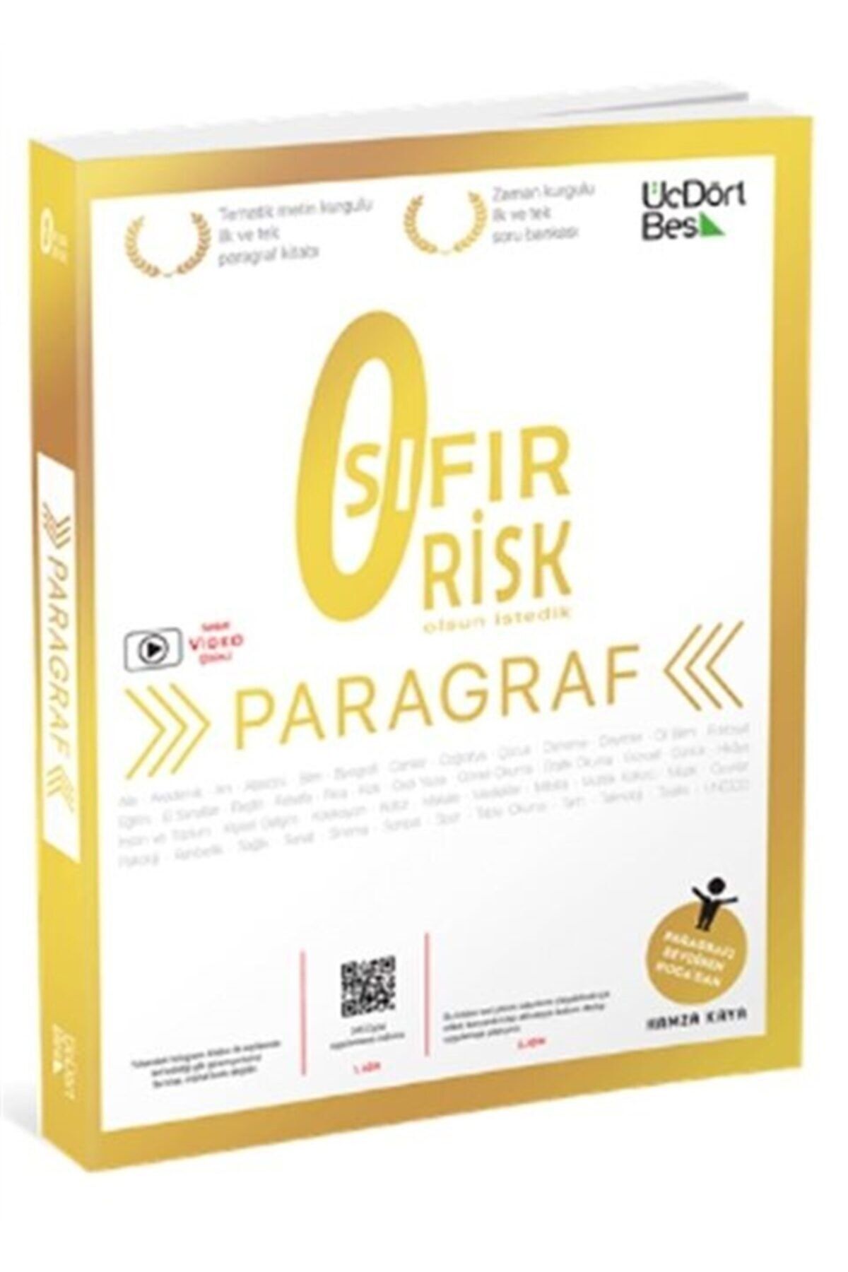 üçdörtbeş Yayınları Paragraf Sıfır Risk