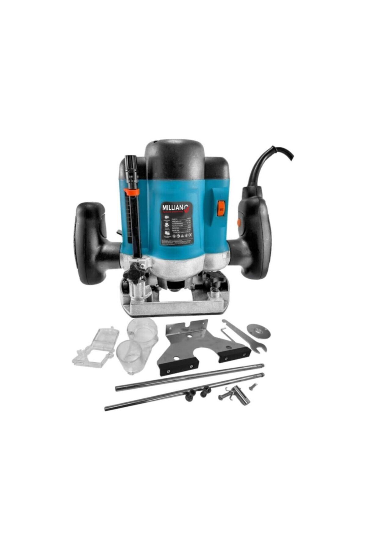 Millian 3200 Watt Profesyonel Freze Formika Makinası 6-8 Mm Pens Bakır Sarım Motor