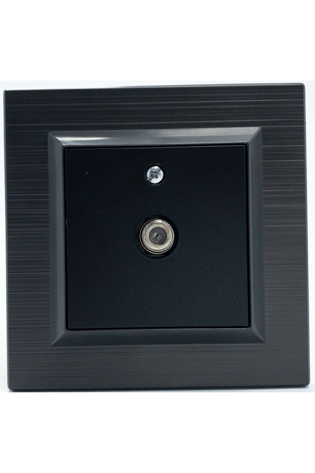 VİRALİGHTİNG Ovivo Quantum Antrasit Tv Anten Prizi