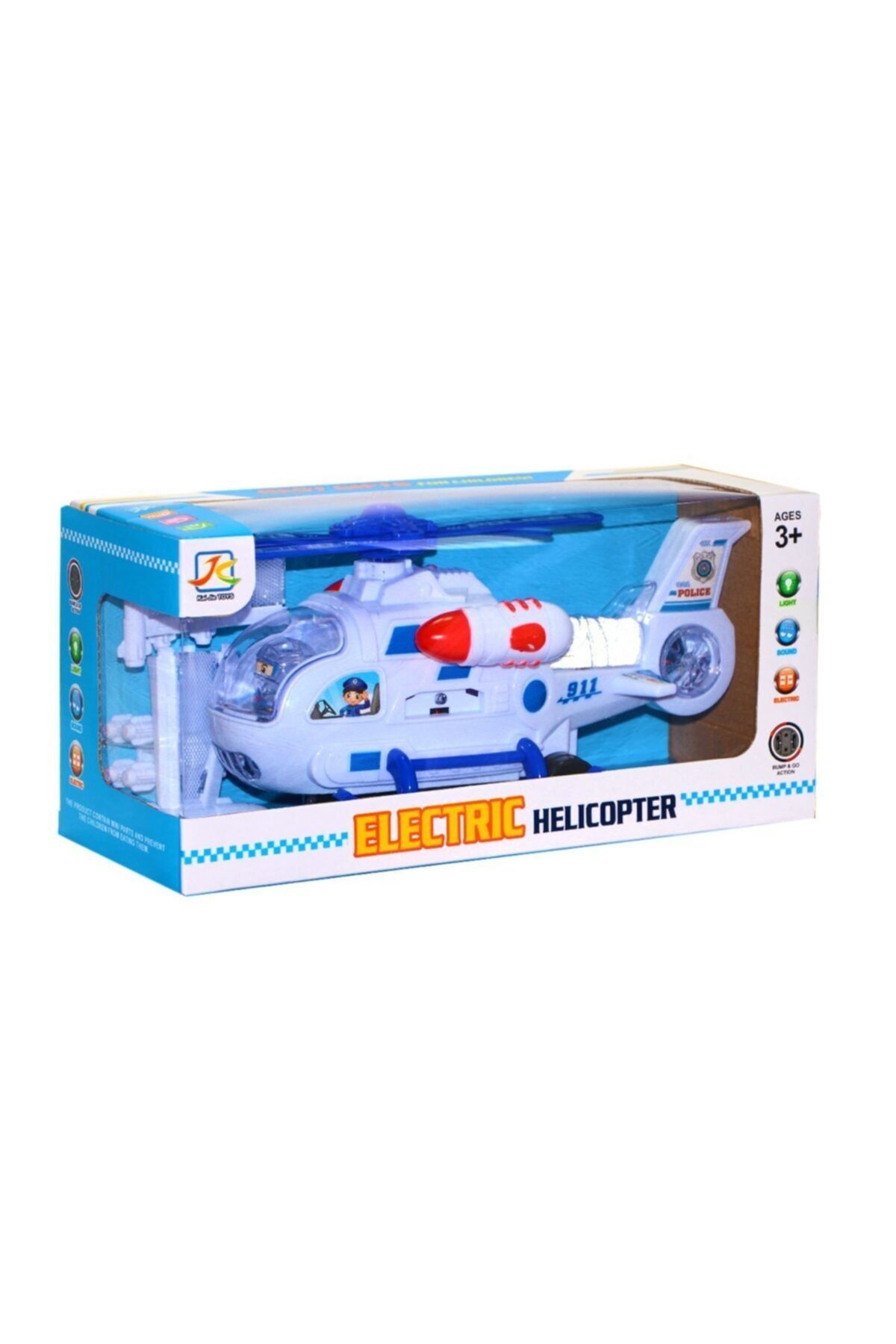 MGS OYUNCAK 8824  Pilli Polis Helikopteri