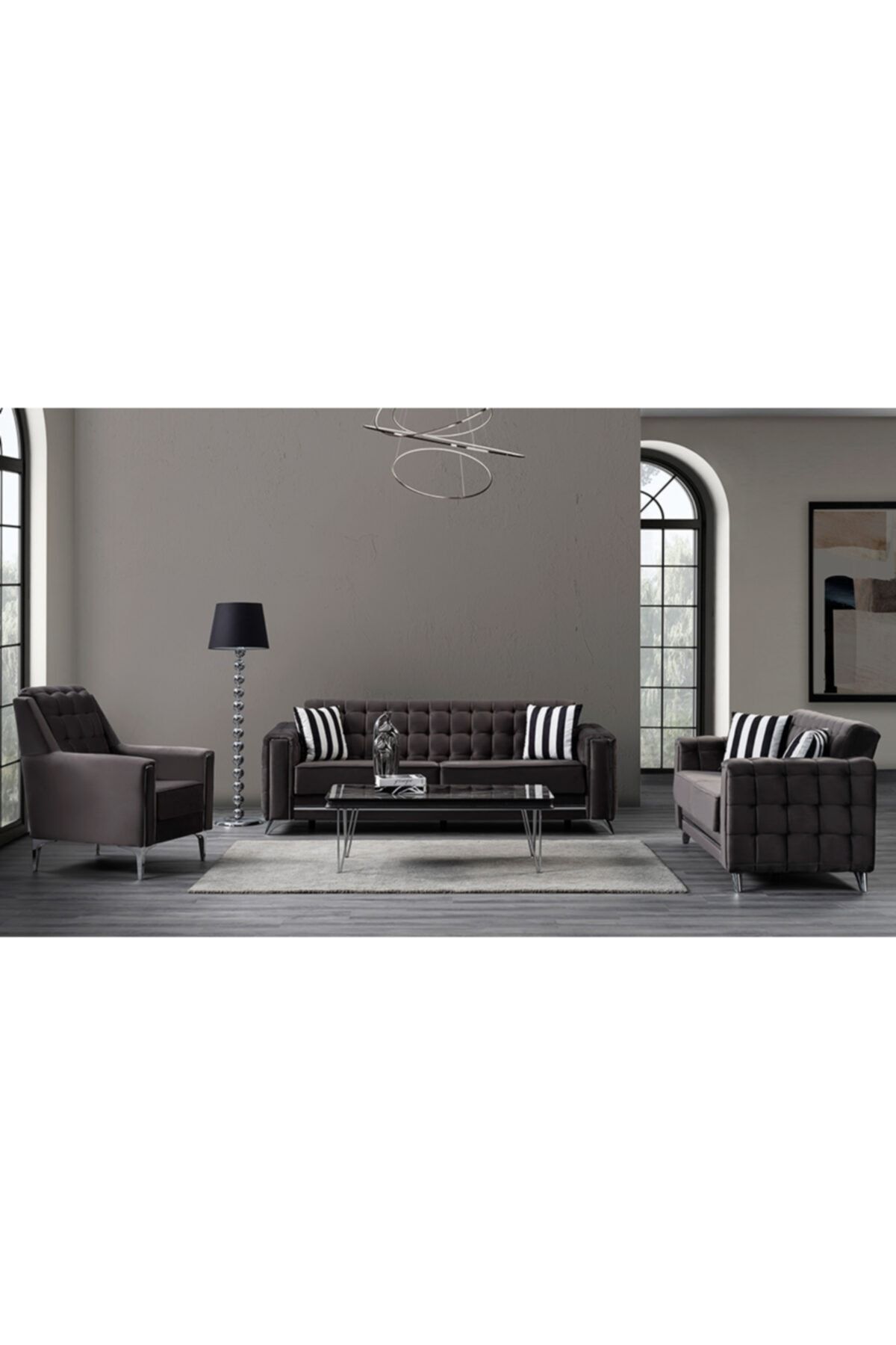 CaddeYıldız Belita Silver Salon Takımı V2