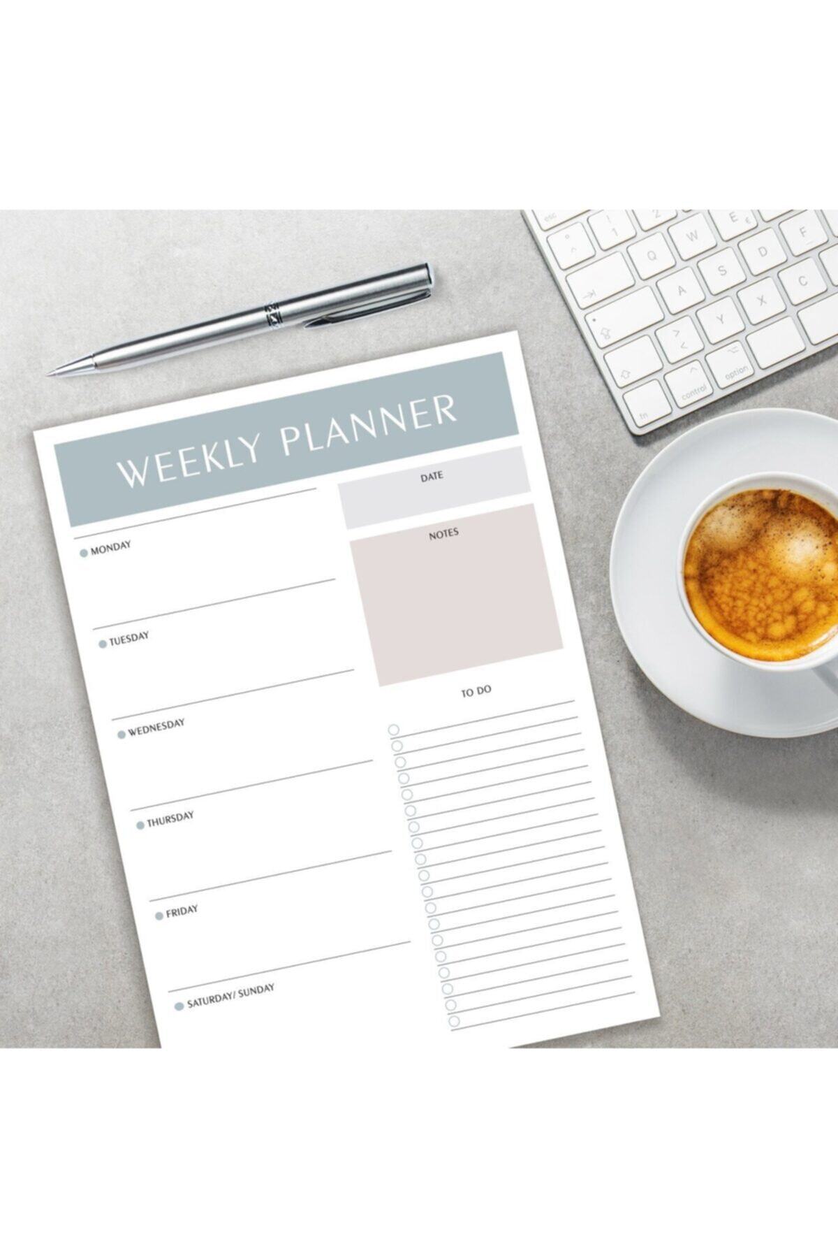 bi'aldım Haftalık Planlama Defteri To Do List Weekly Planner