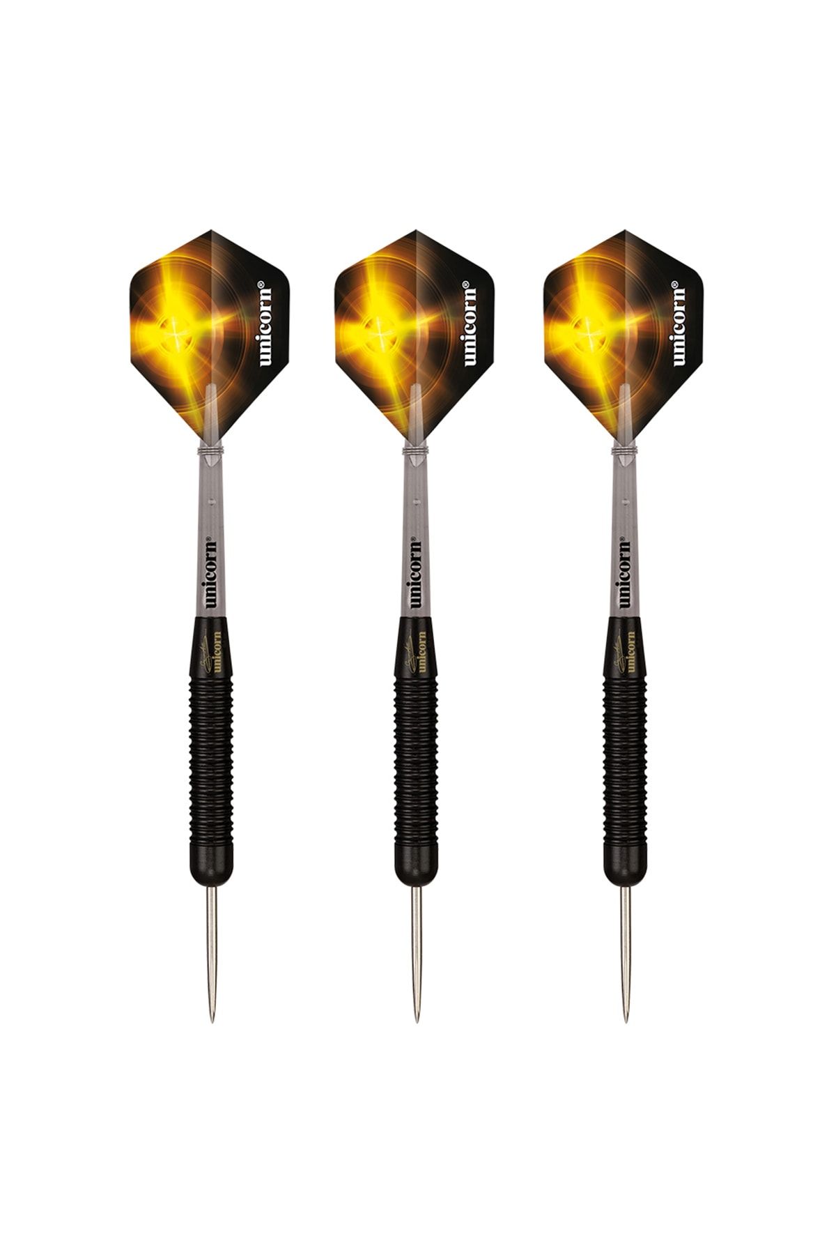 UNICORN Gary Anderson Black Brass 23gr Çelik Uçlu Dart Oku Seti