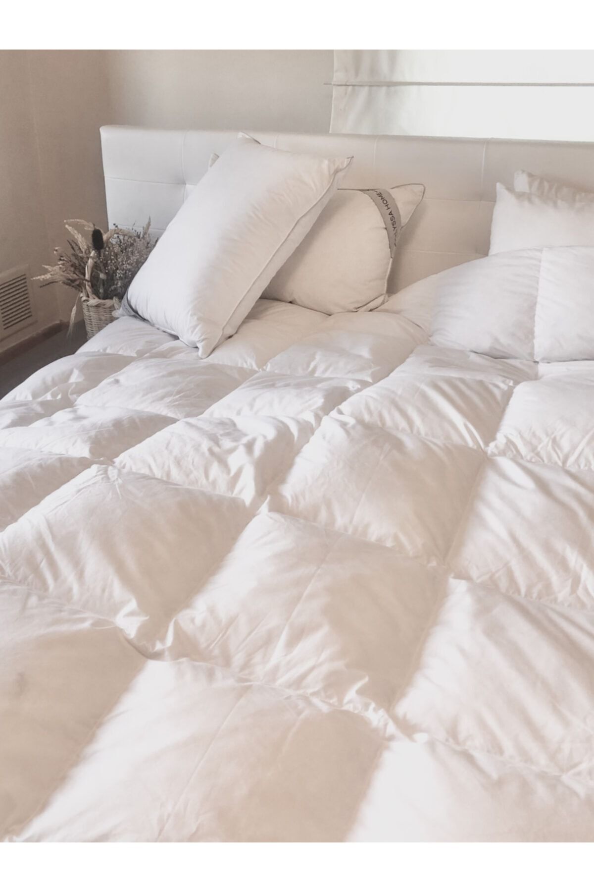 LYSSA HOME Extra Xl Battal Boy Çift Kişilik Kaz Tüyü Yorgan 220 Cm X 240 Cm