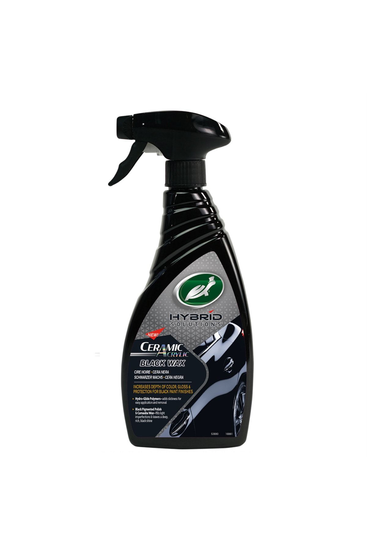 Turtle Wax Seramik Akrilik Siyah Sprey Cila Siyah 500 ml