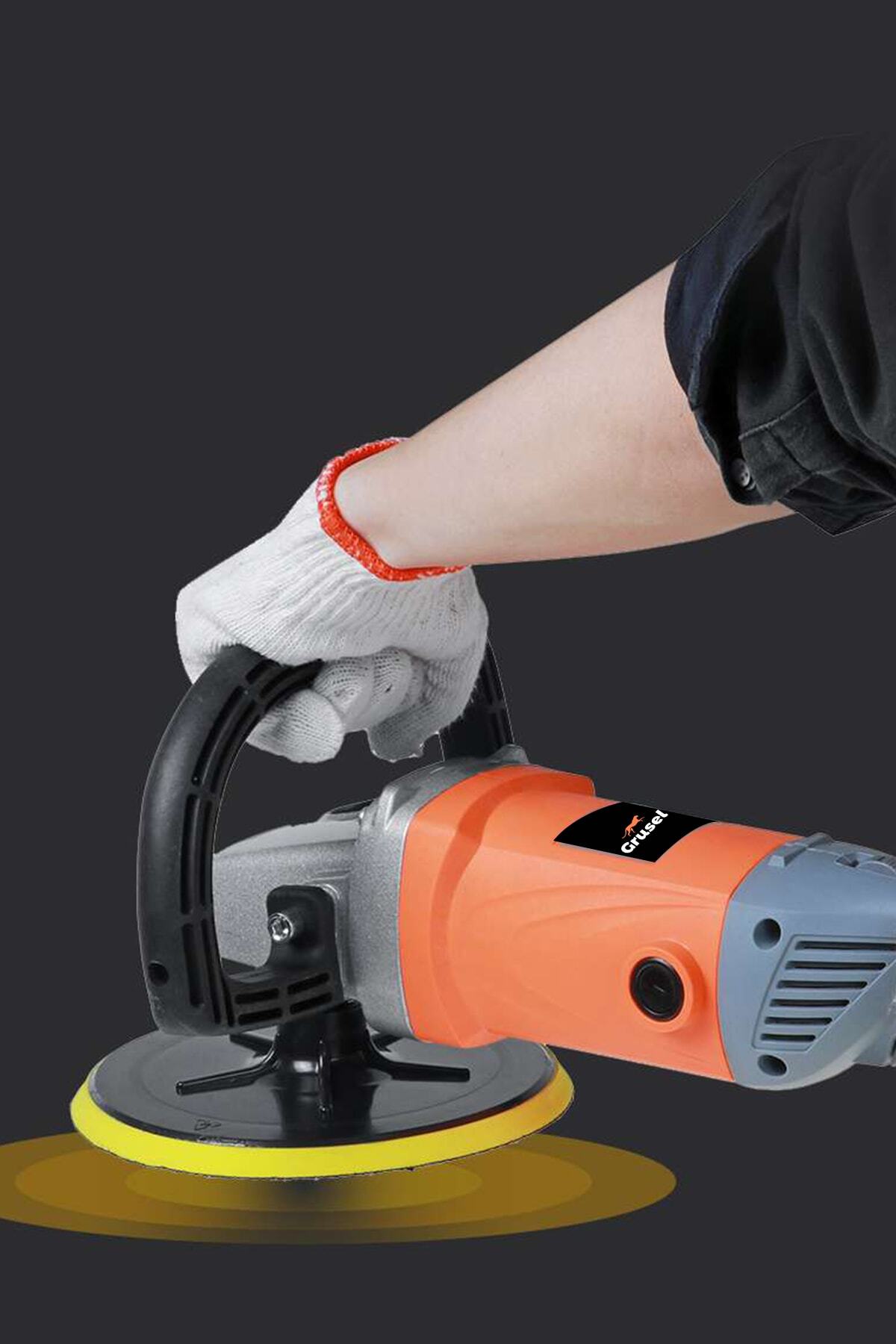 Grusel 3000 Watt 6 Kademe Devir Ayarlı Polisaj Makinasi Zımpara Pasta Cila Makinesi