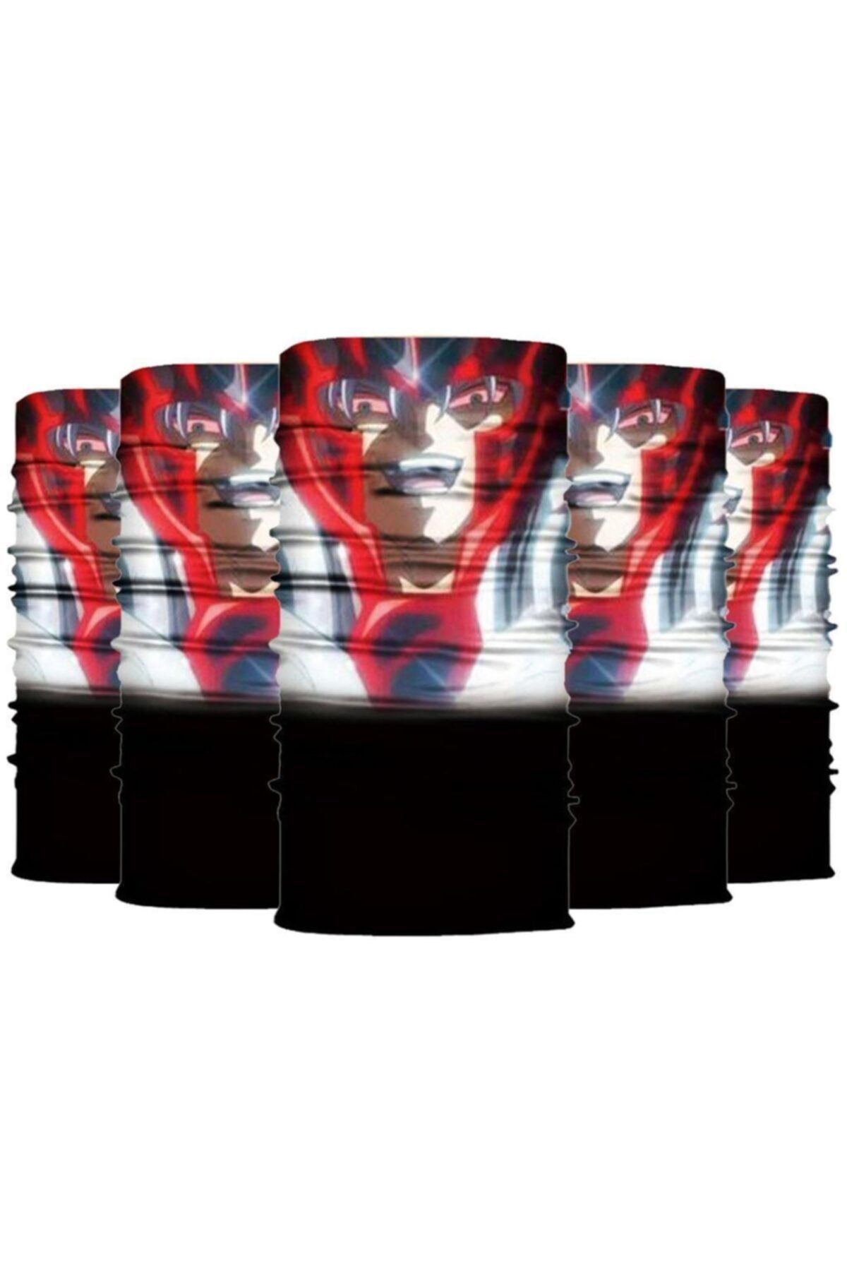 Knmaster Fury Buff Bandana Boyunluk Maske Saç Bandı 5'li Paket