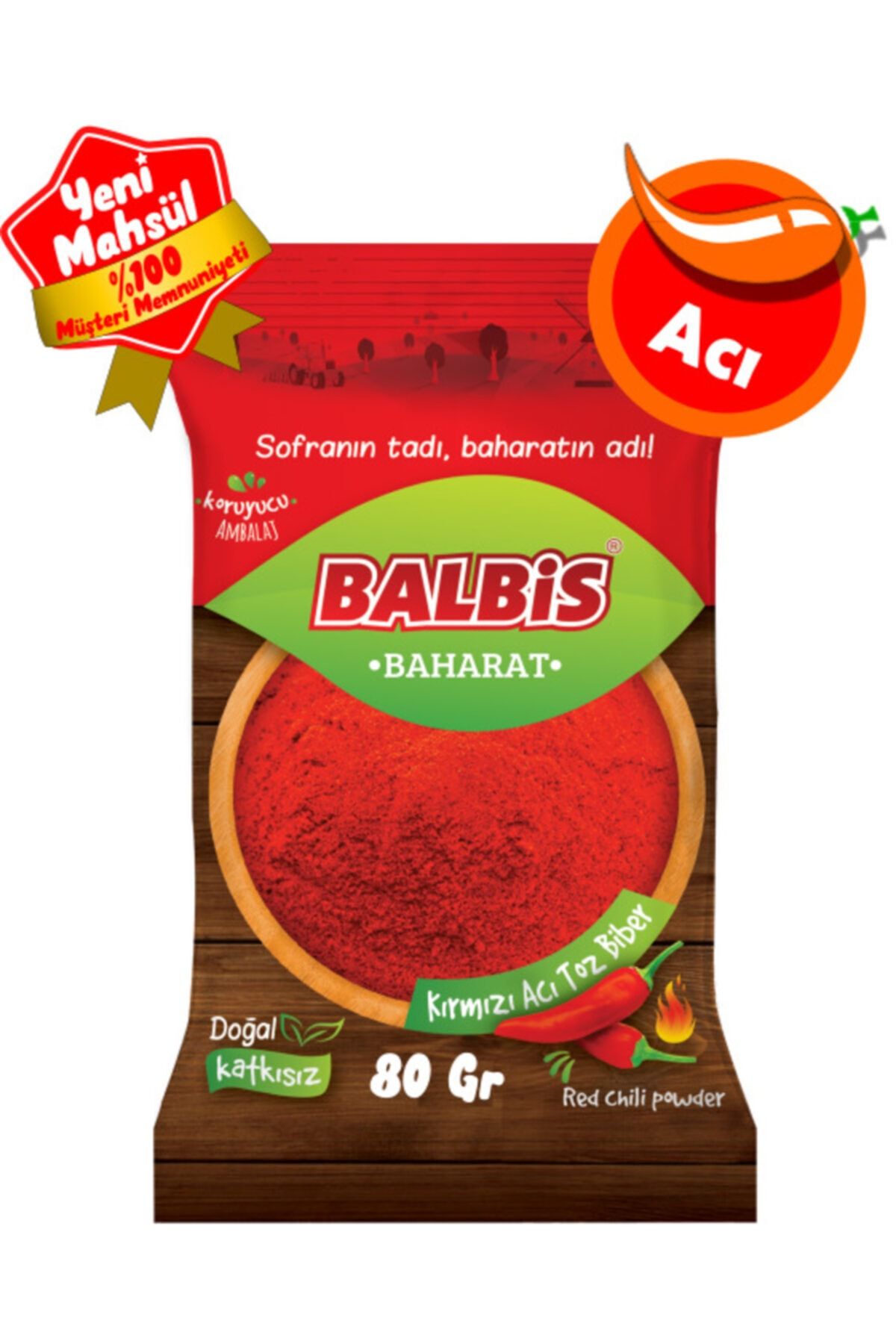 Balbis Acı Toz Biber 80 Gr