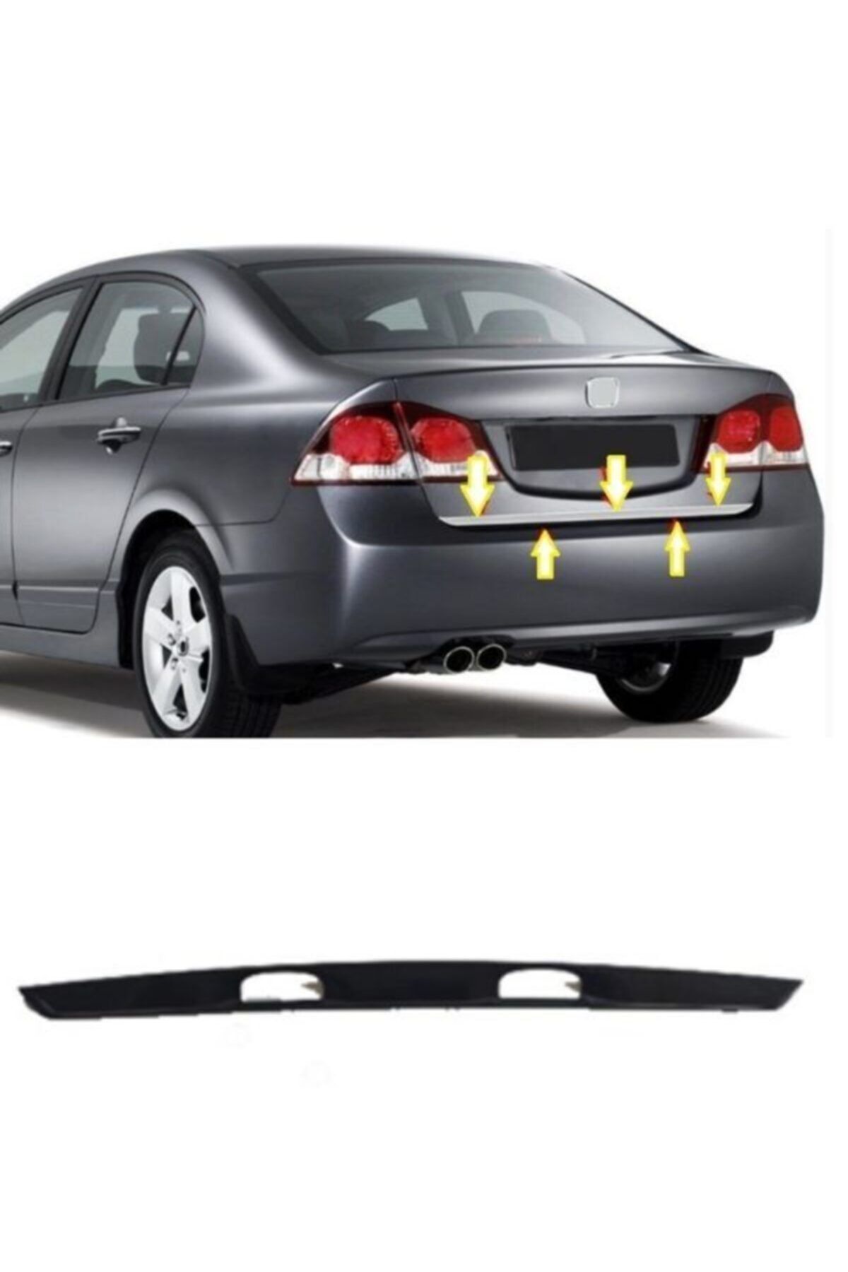 İTAQİ Honda Civic Fd6 Çıta Bagaj Kaplama 2007-2011