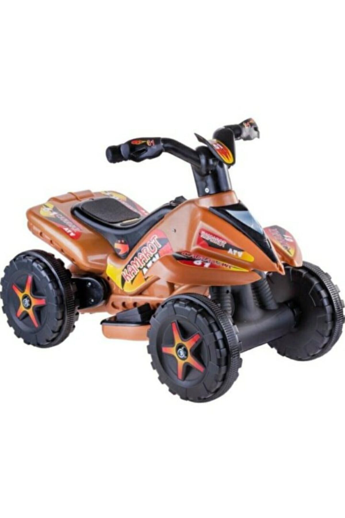 Kamarot 6v Akülü Motor Motosiklet Bronz Renk