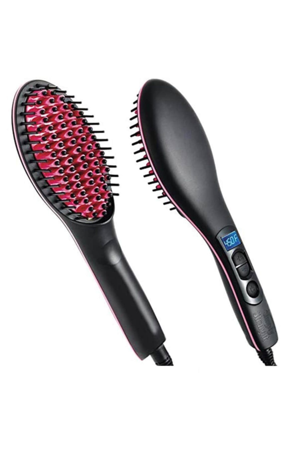Mbois Hair Brush Saç Düzleştirici Dijital Tarak