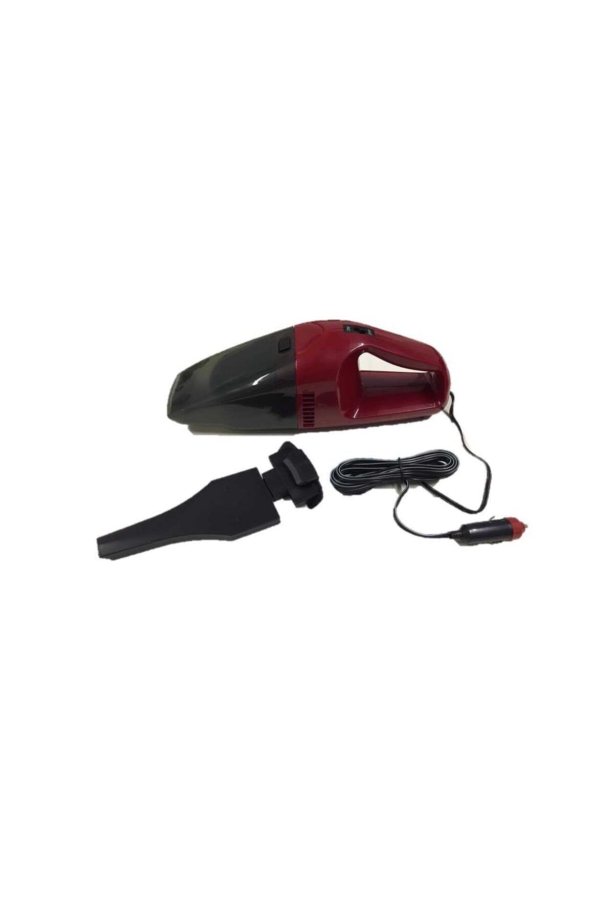 Carub Oto Süpürge Elektrikli 12 Volt Kırmızı Çakmak Fisli Ce