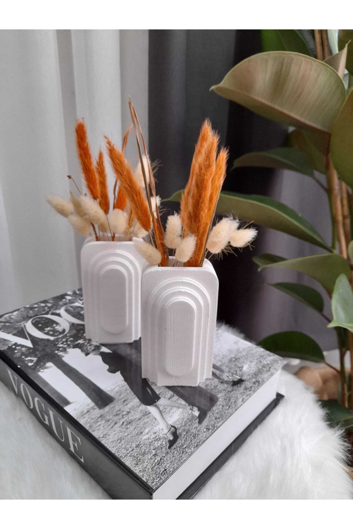 Dudo Baby Dudohome 2'li Dekoratif Mini Çiçekli Vazo